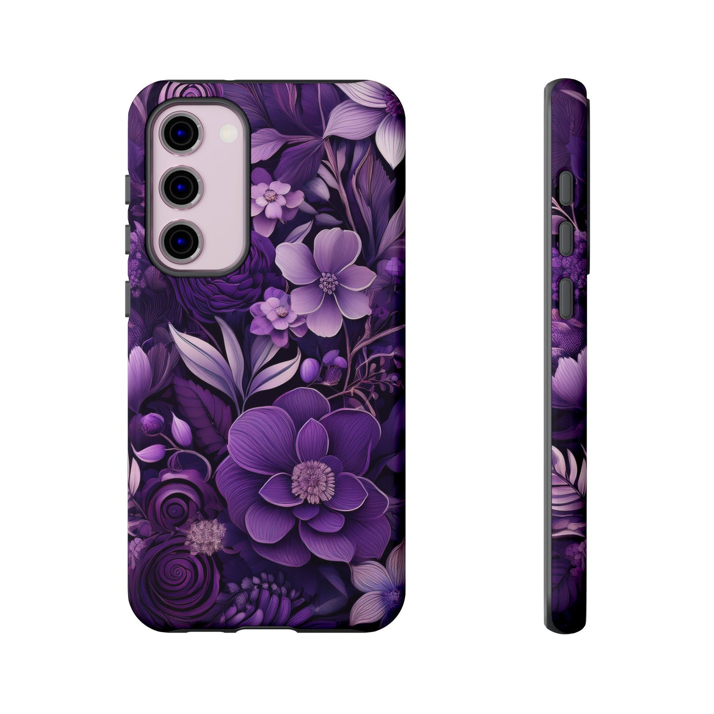 Purple Florals Tough Cases