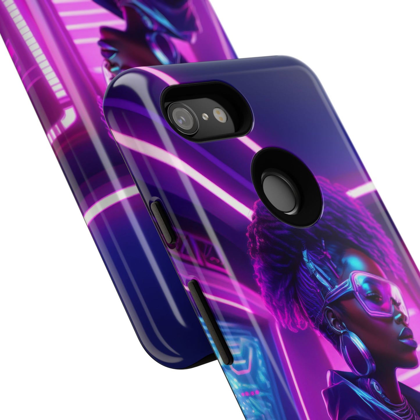 Futuristic Cyberpunk Female Cell Phone Case 004