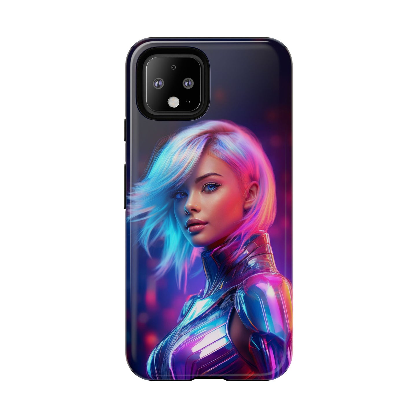 Futuristic Cyberpunk Female Cell Phone Case 028