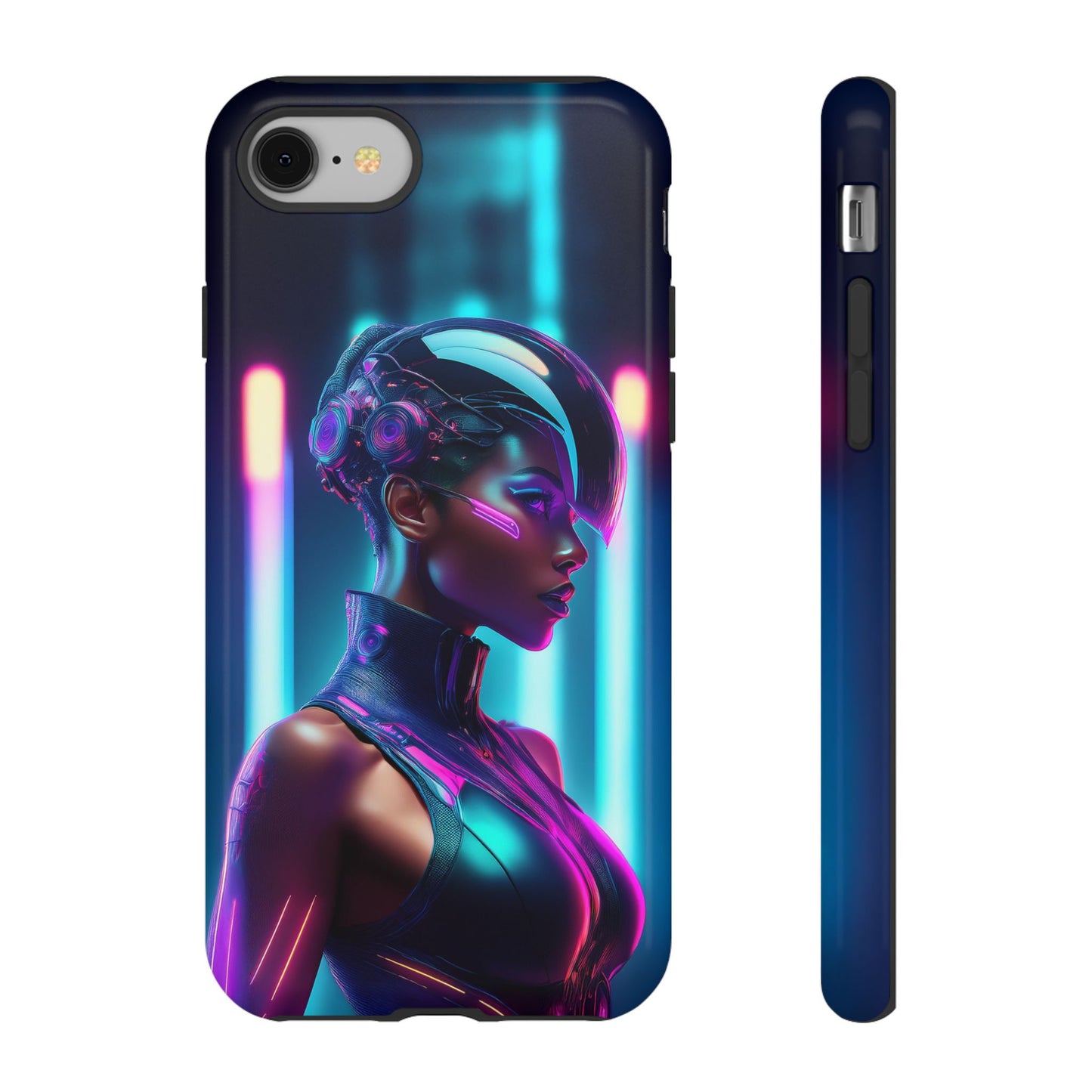 Futuristic Cyberpunk Female Cell Phone Case 021