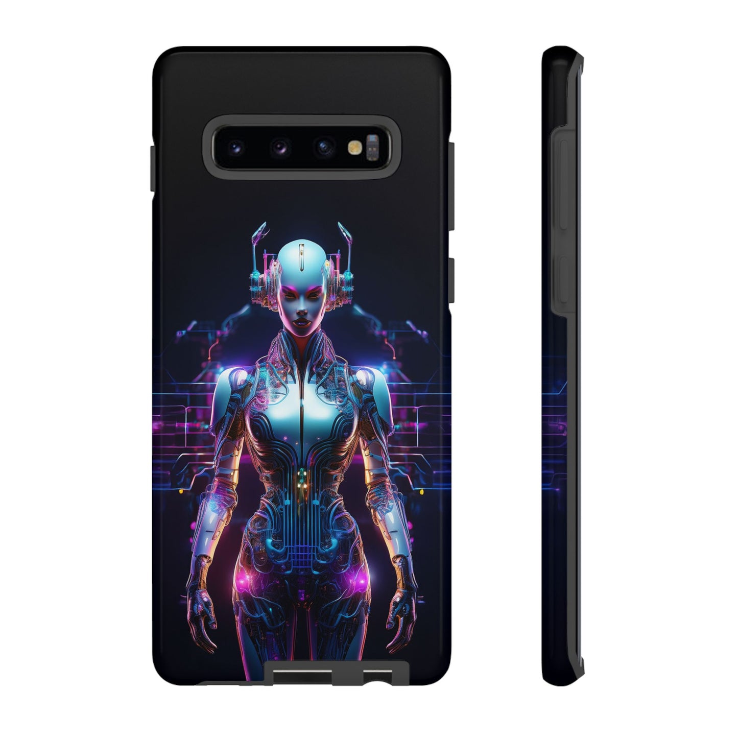 Futuristic Human Android Hybrid Cell Phone Case 001