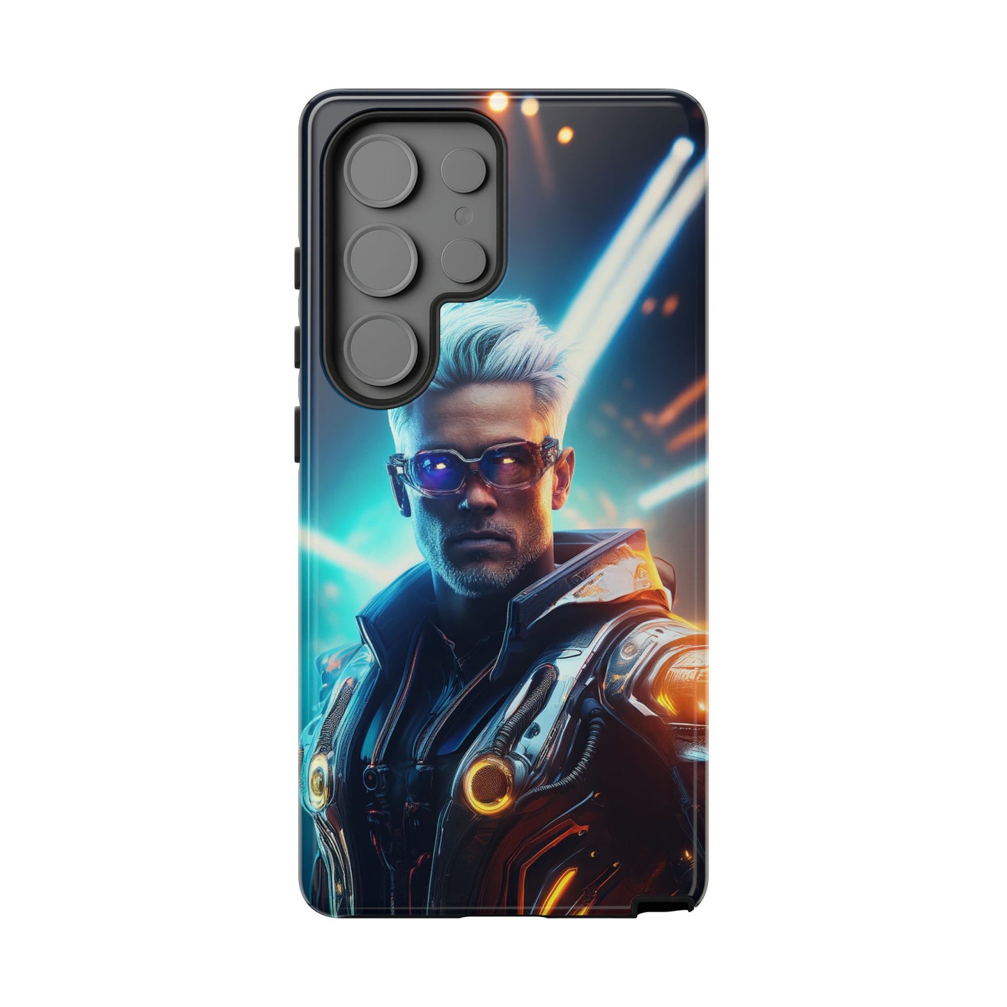 Futuristic Cyberpunk Male Cell Phone Case 013