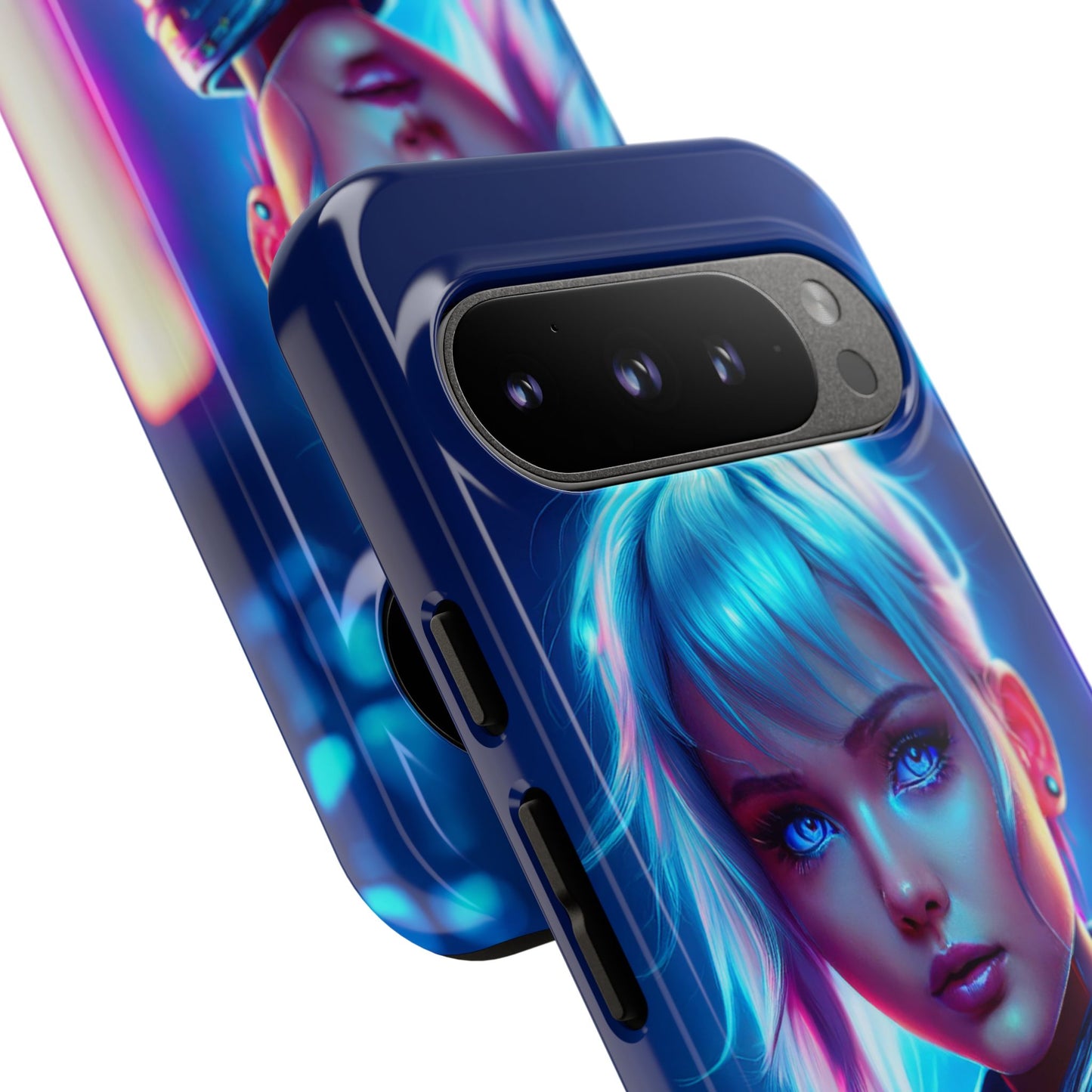 Futuristic Cyberpunk Female Cell Phone Case 013