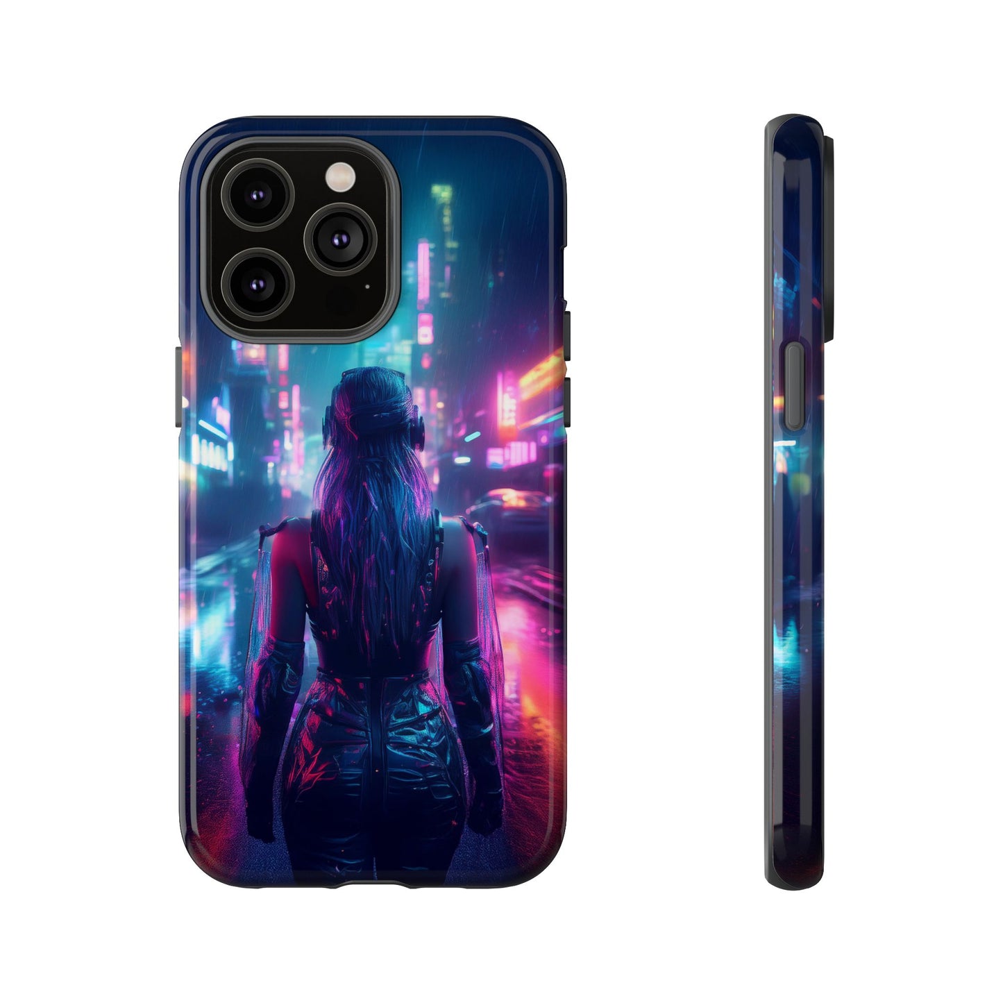 Futuristic Cyberpunk Female Cell Phone Case 032