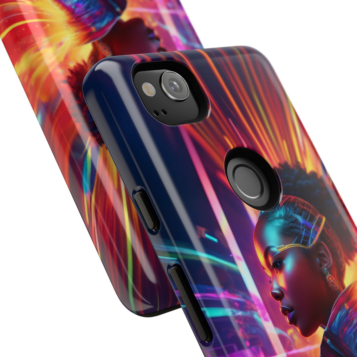 Futuristic Cyberpunk Female Cell Phone Case 001