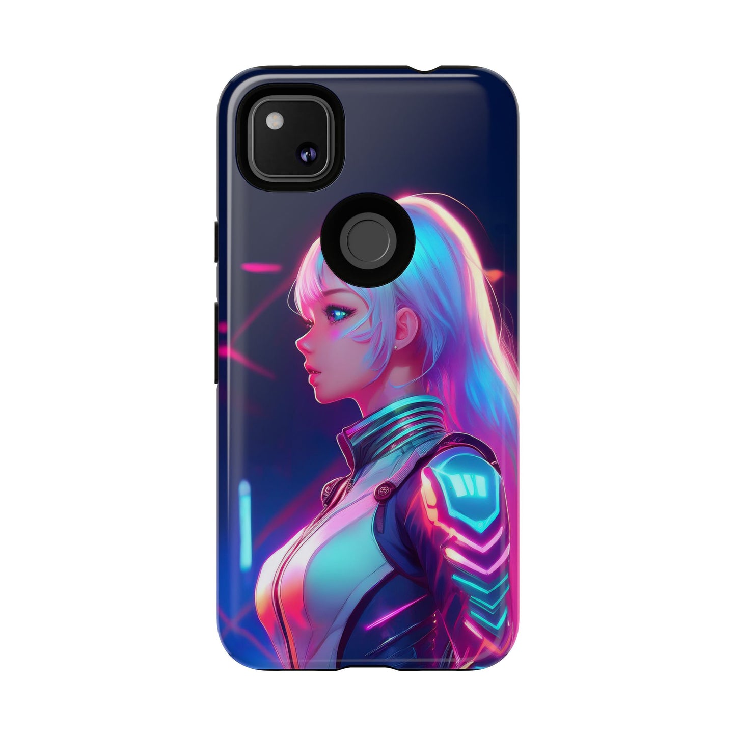 Futuristic Cyberpunk Female Cell Phone Case 009