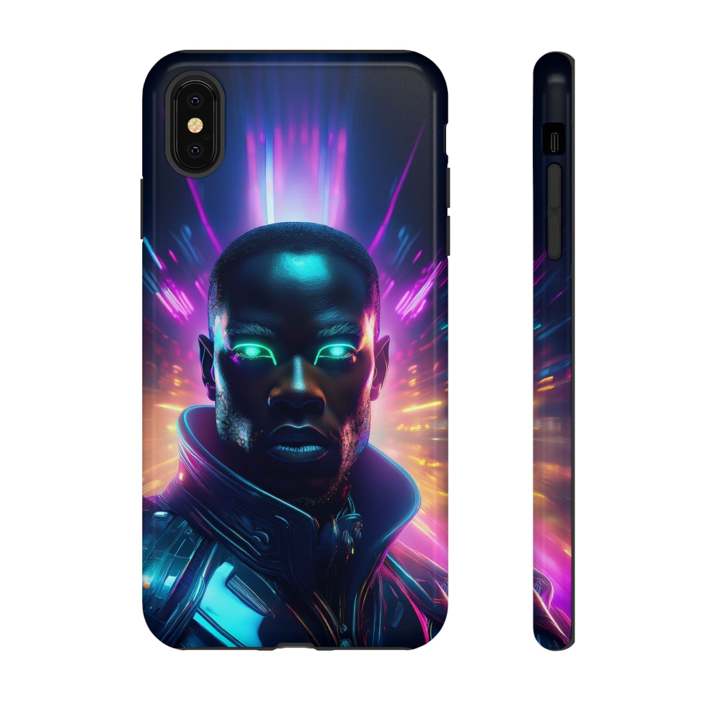 Futuristic Cyberpunk Male Cell Phone Case 022