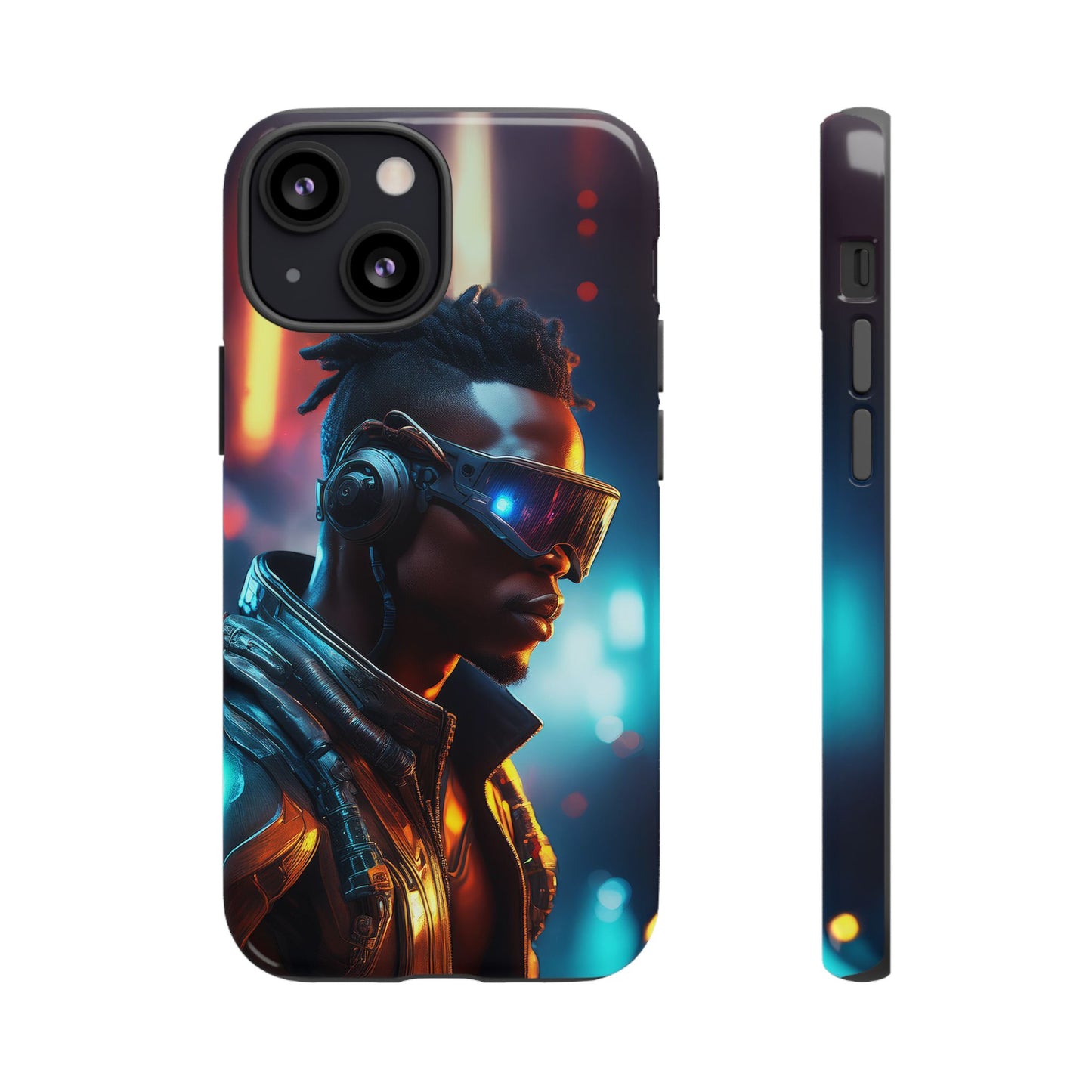 Futuristic Cyberpunk Male Cell Phone Case 016