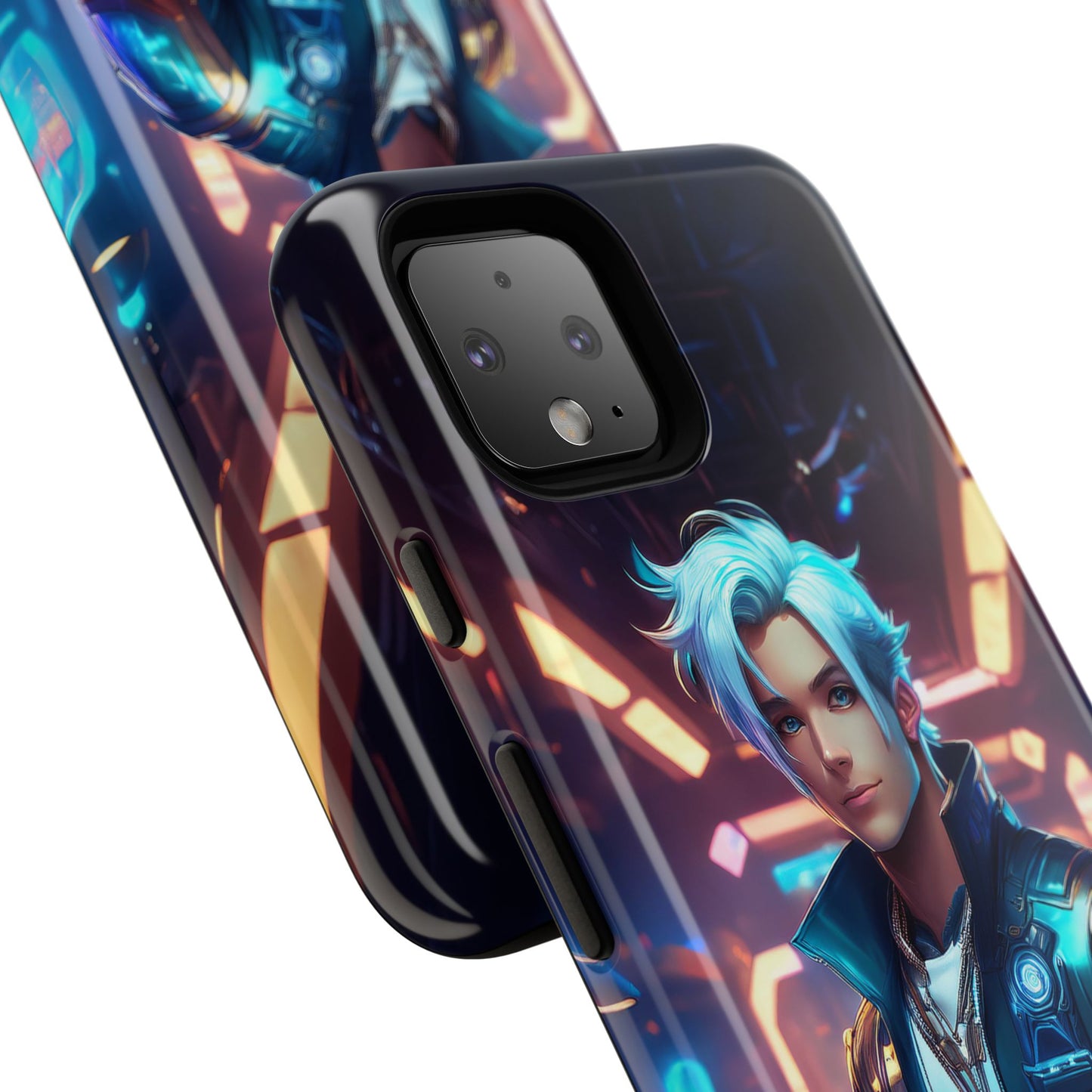 Futuristic Cyberpunk Male Cell Phone Case 009