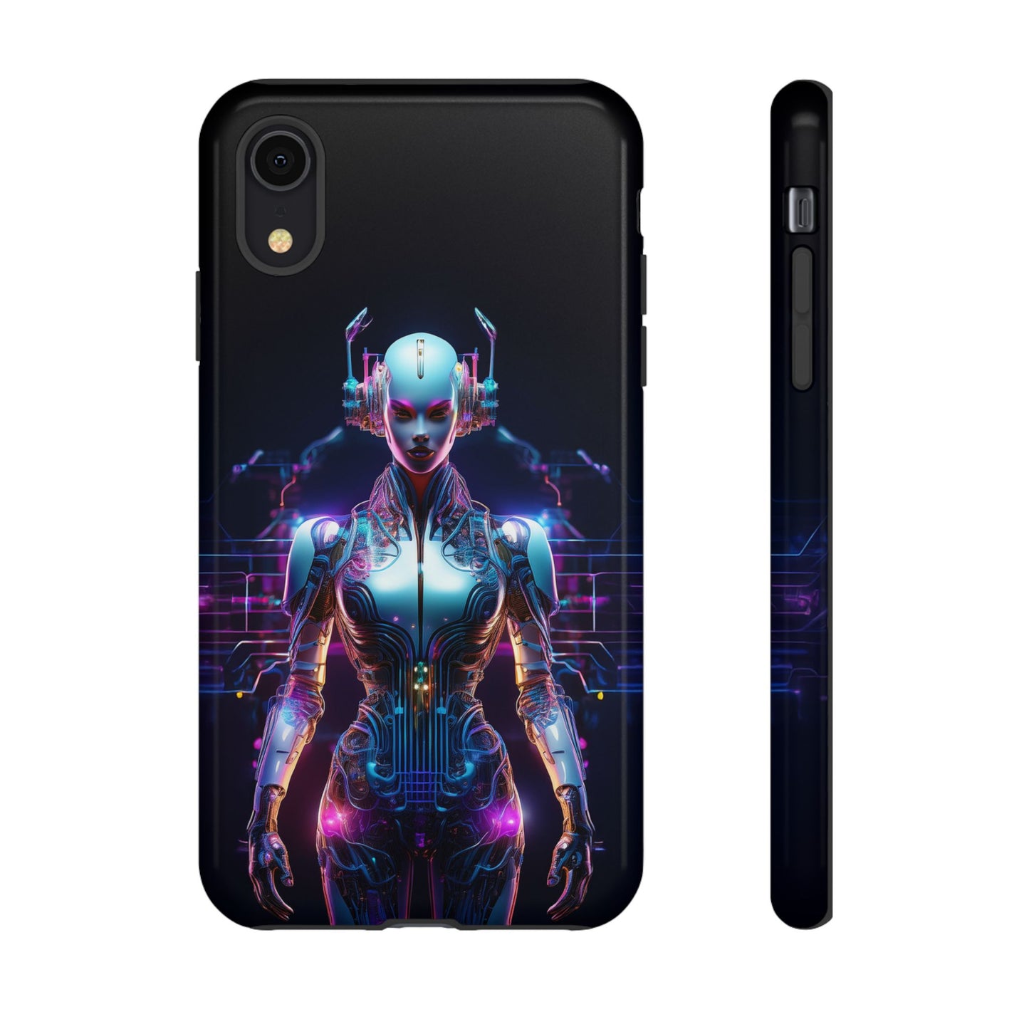 Futuristic Human Android Hybrid Cell Phone Case 001