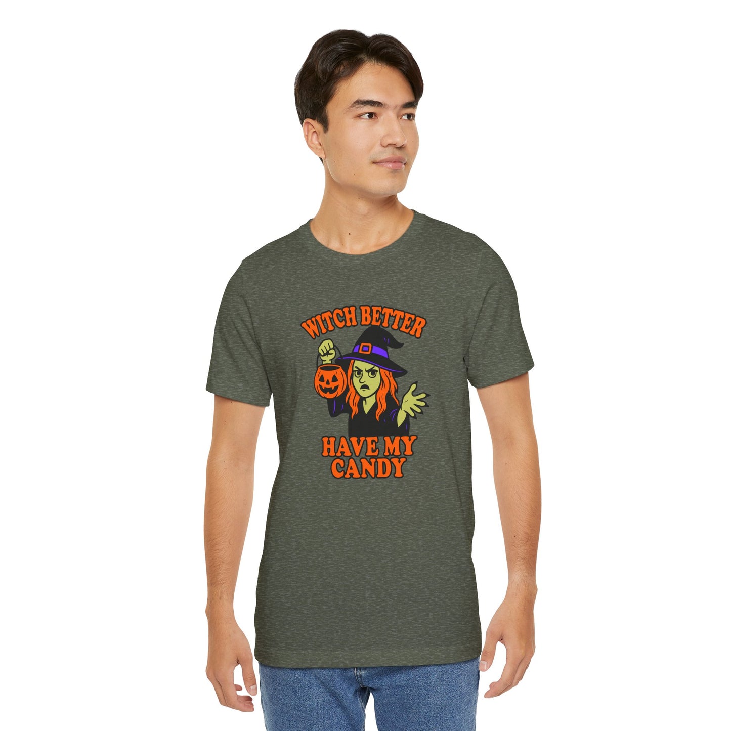 Witch Better Have My Candy Halloween Shirt – Funny Angry Witch Graphic Tee for Trick-or-Treat Attitude