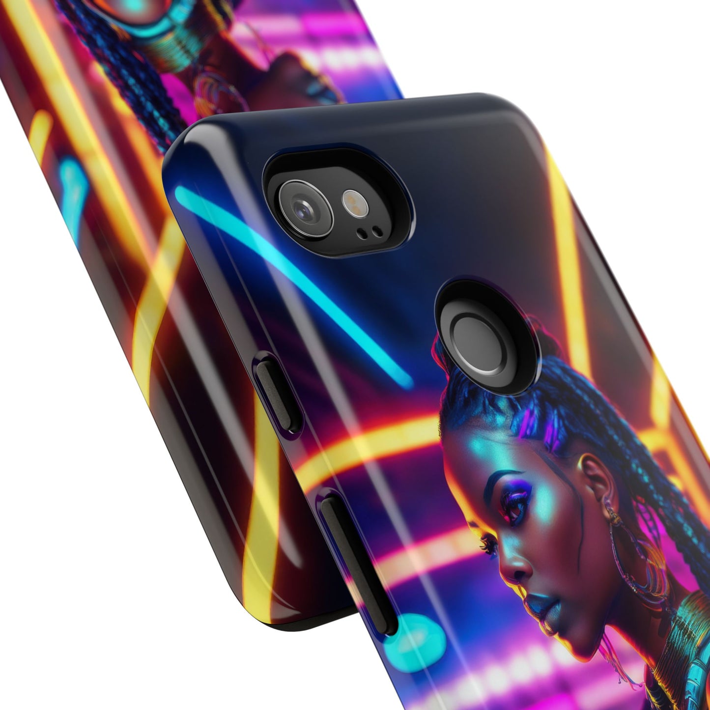 Futuristic Cyberpunk Female Cell Phone Case 006