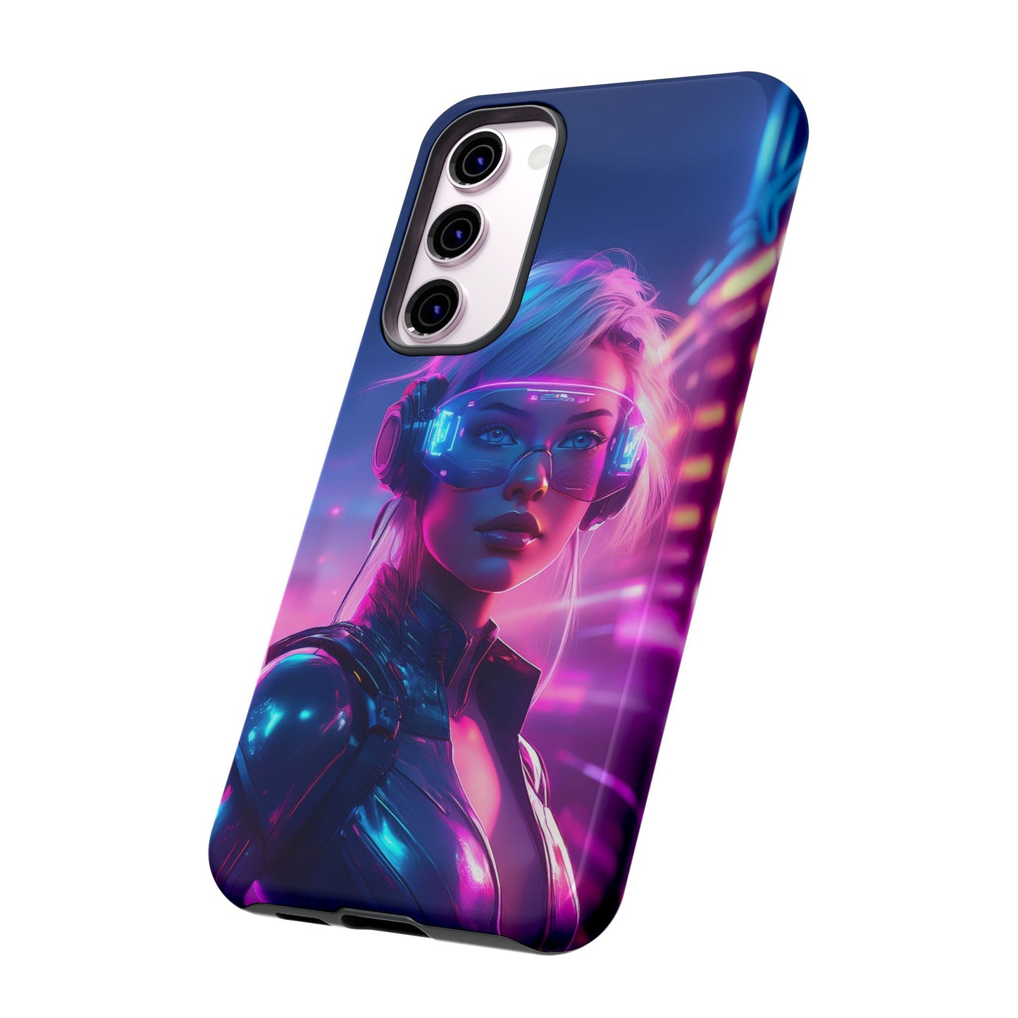 Futuristic Cyberpunk Female Cell Phone Case 029