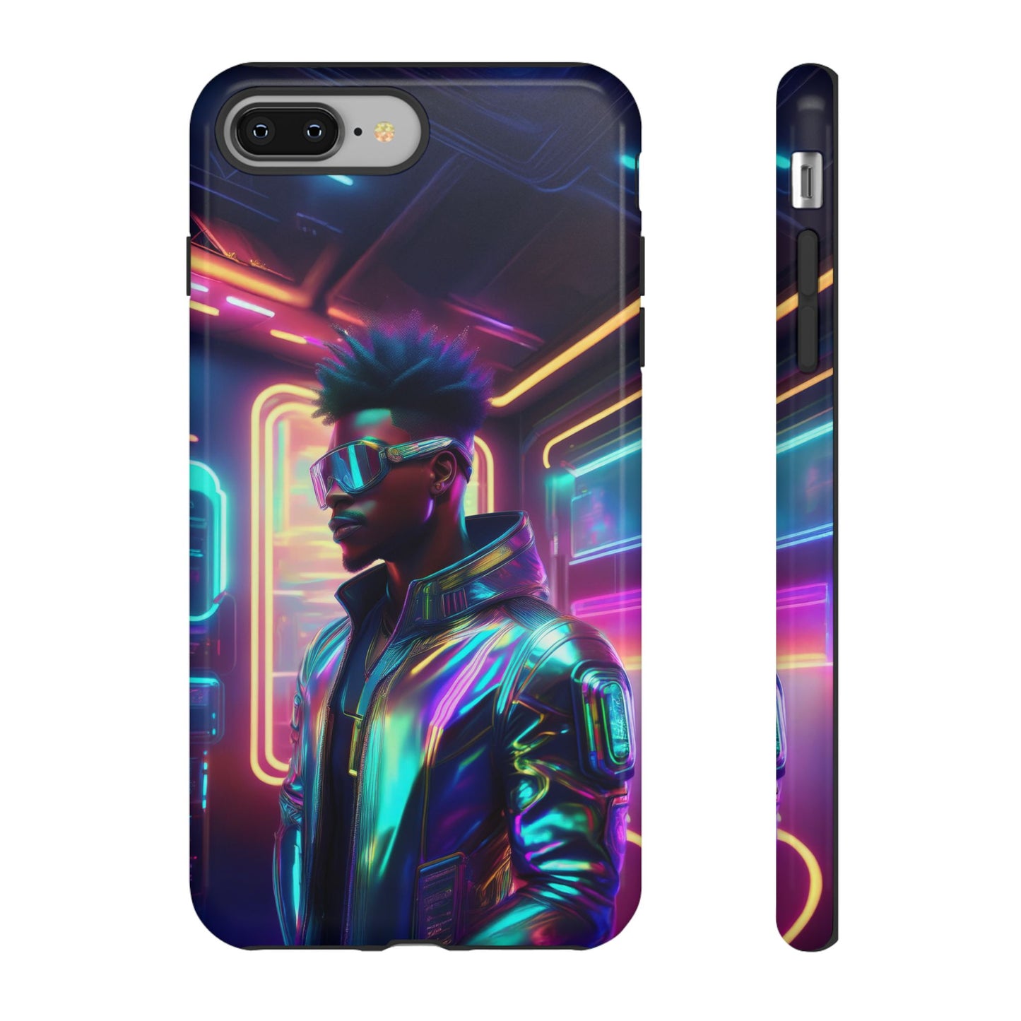 Futuristic Cyberpunk Male Cell Phone Case 004