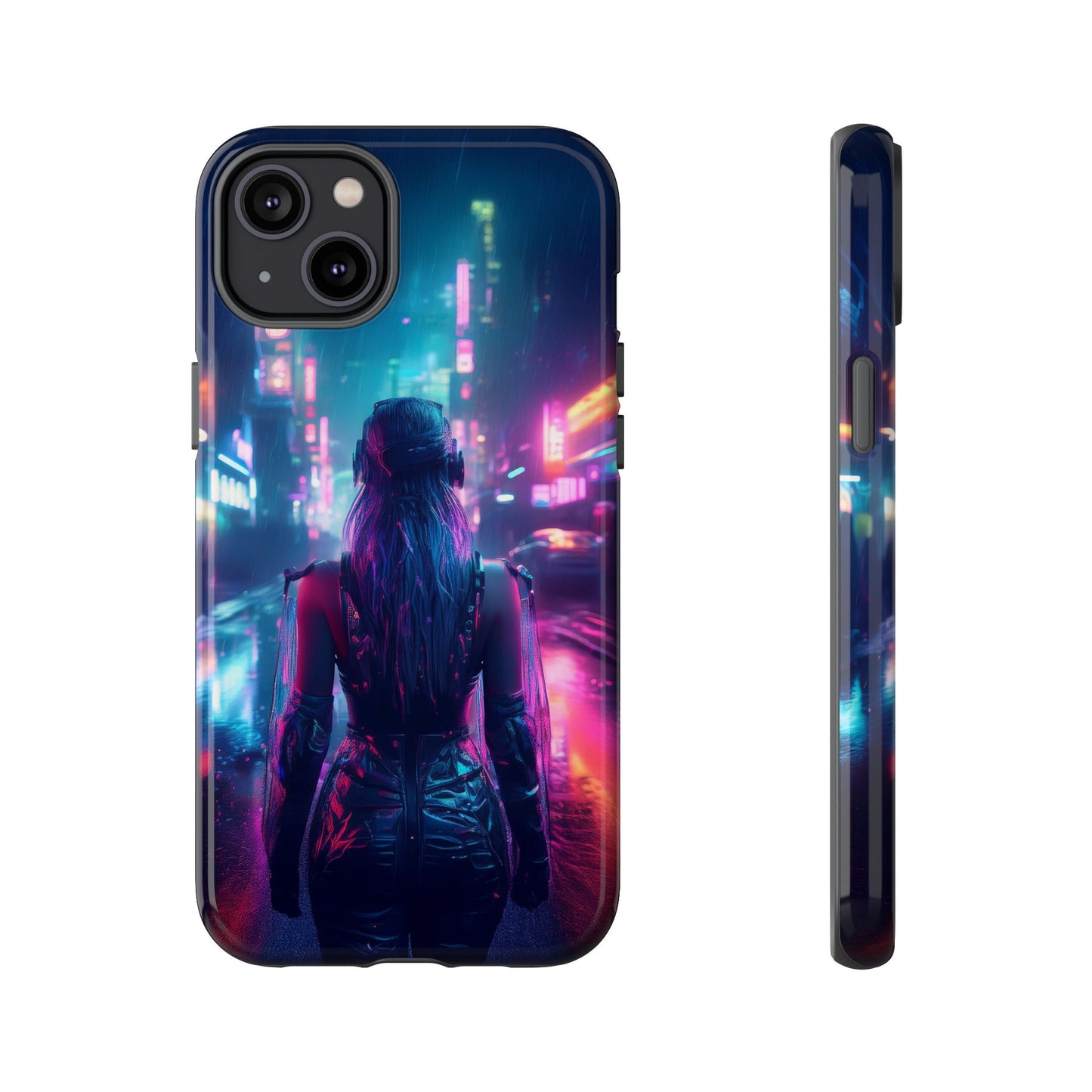 Futuristic Cyberpunk Female Cell Phone Case 032