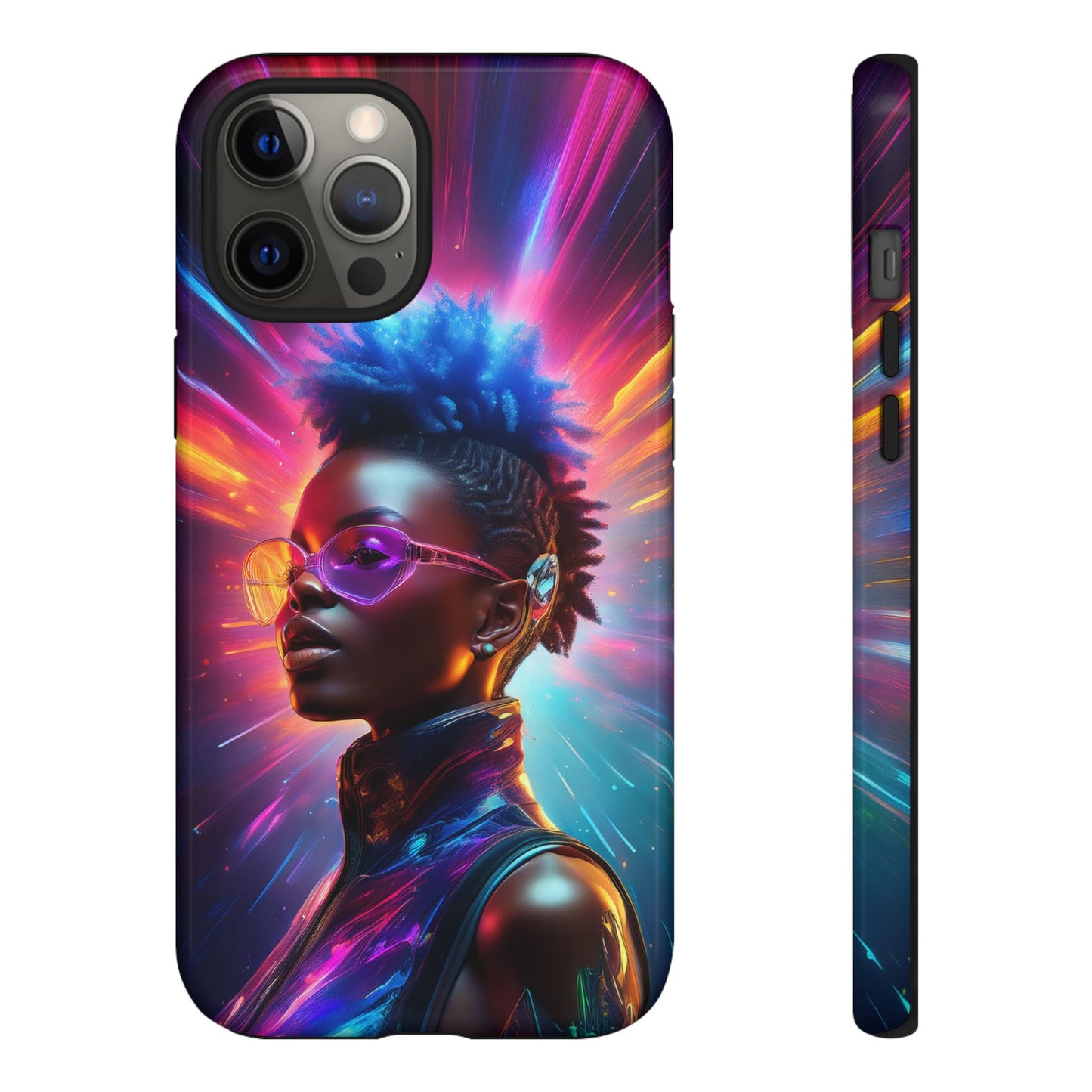 Futuristic Cyberpunk Female Cell Phone Case 026