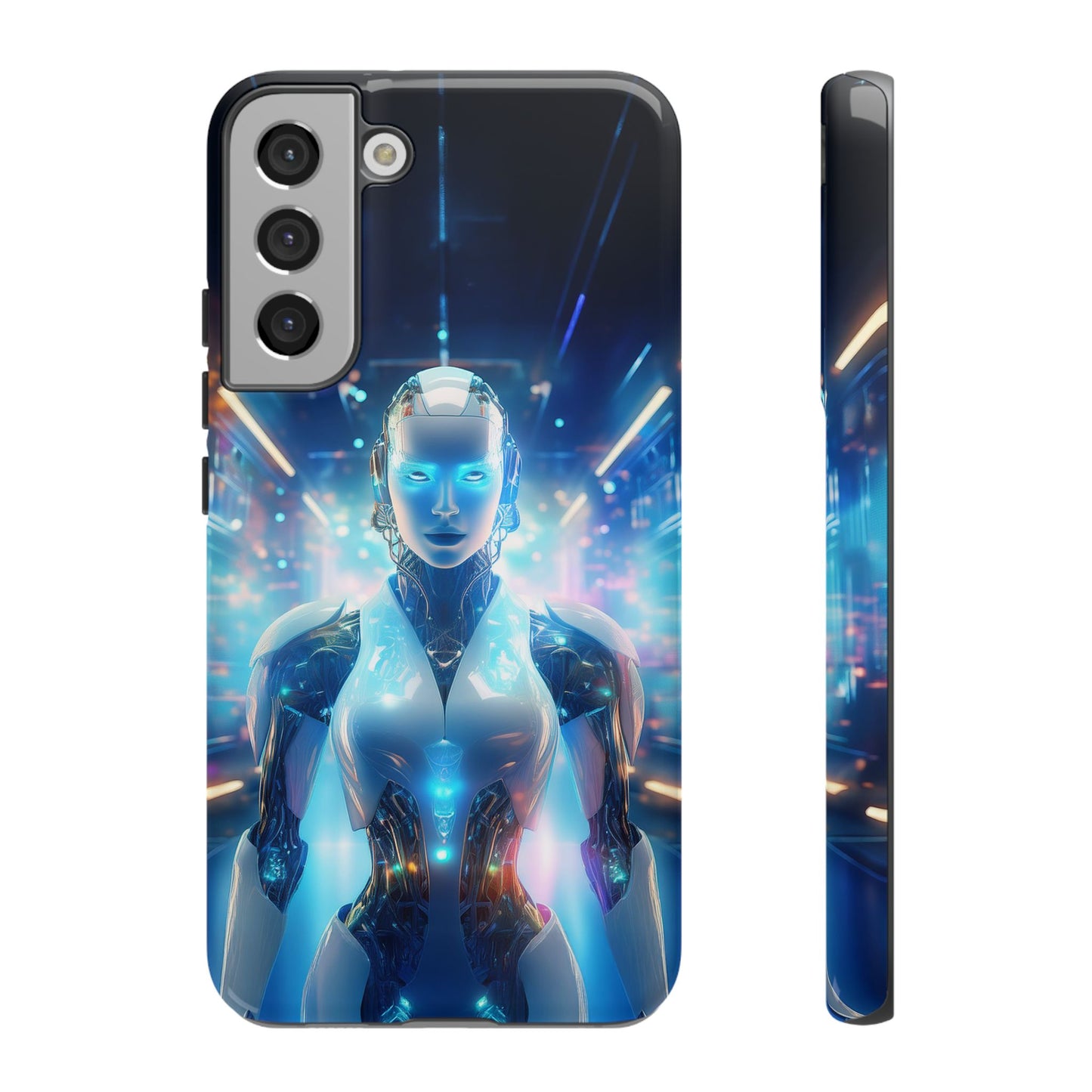 Futuristic Human Android Hybrid Cell Phone Case 012