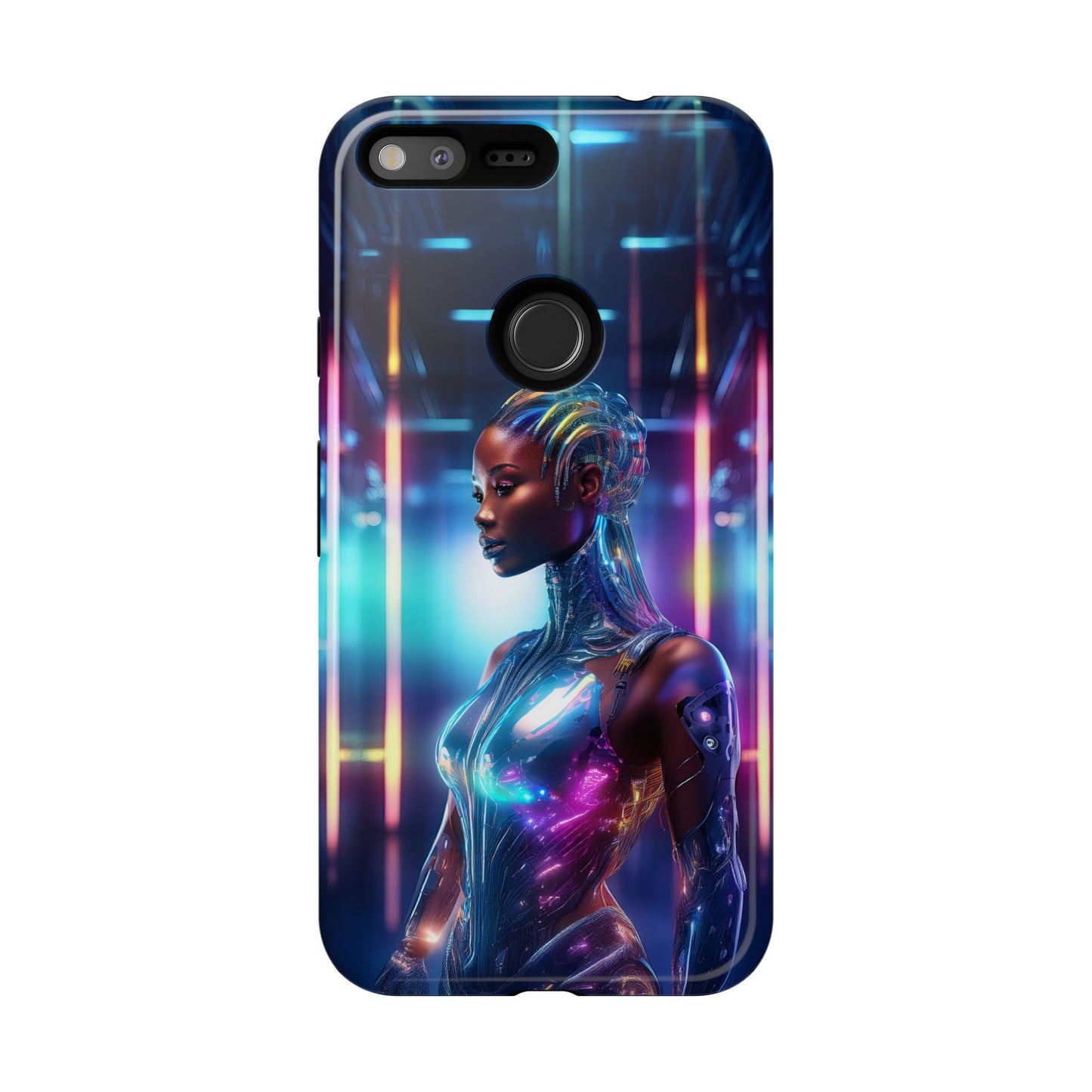 Futuristic Human Android Hybrid Cell Phone Case 014