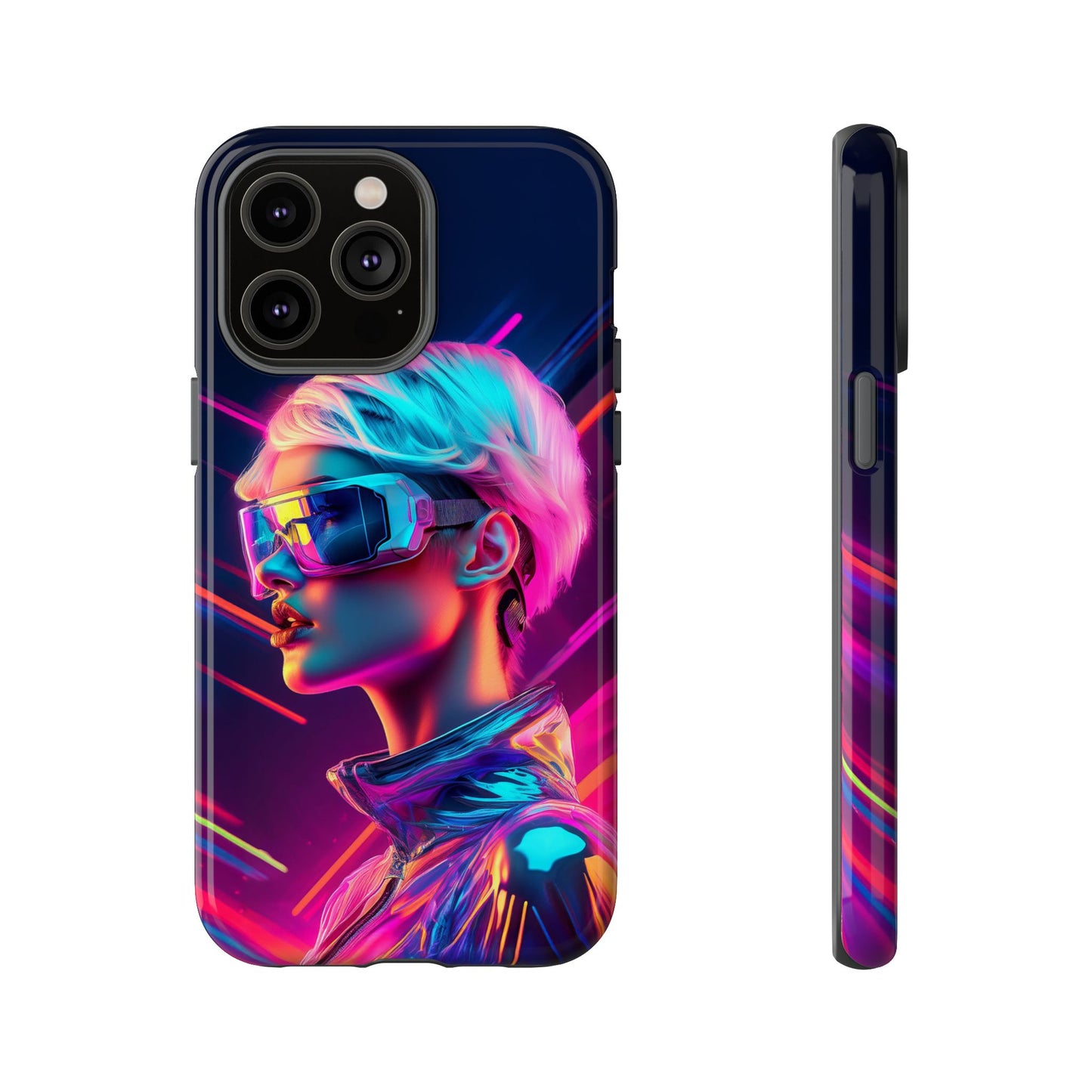 Futuristic Cyberpunk Female Cell Phone Case 031