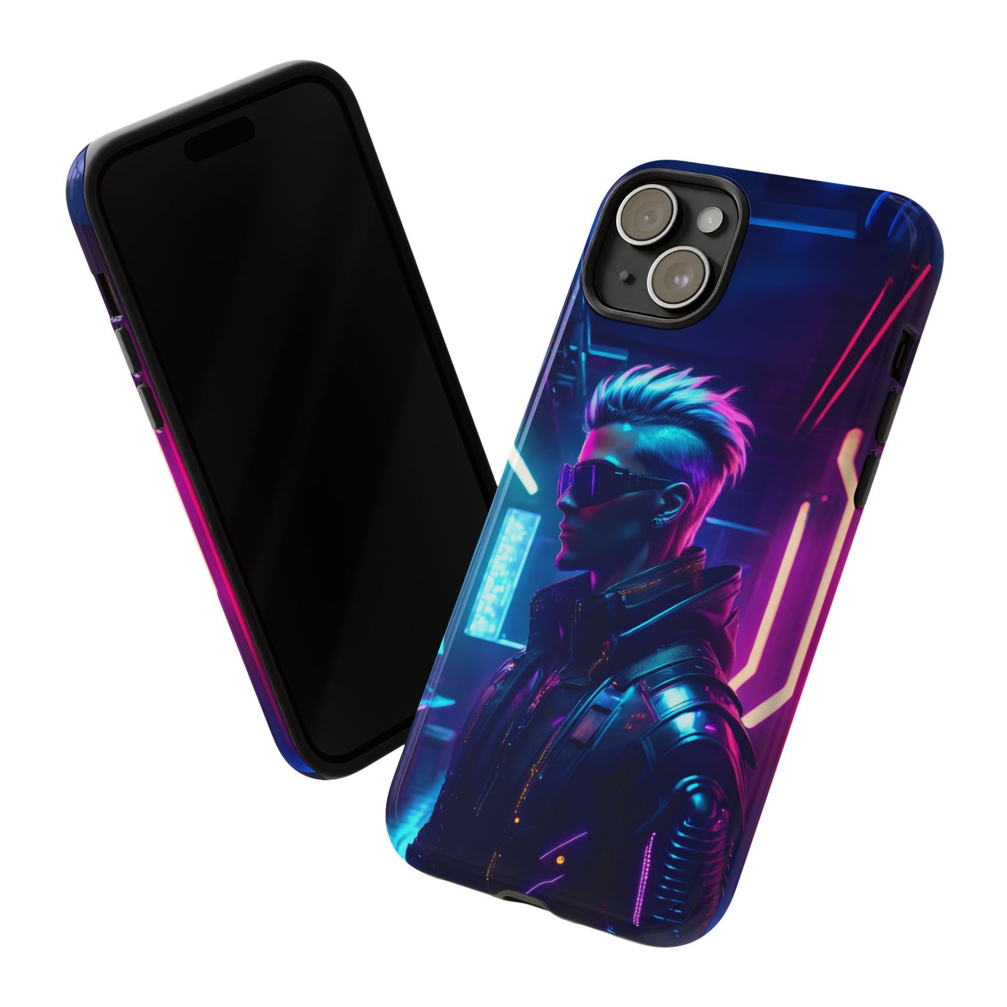 Futuristic Cyberpunk Male Cell Phone Case 002