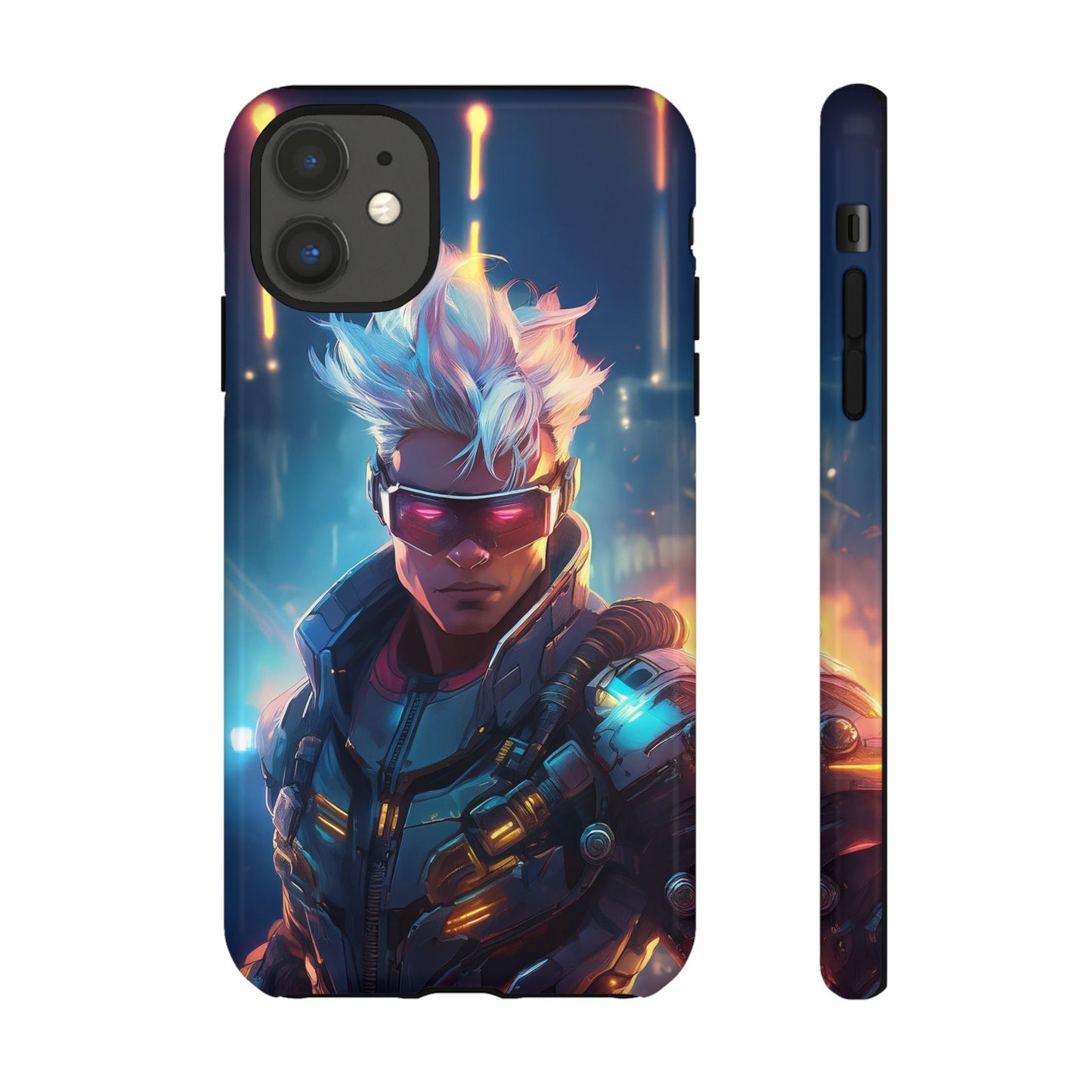 Futuristic Cyberpunk Male Cell Phone Case 018