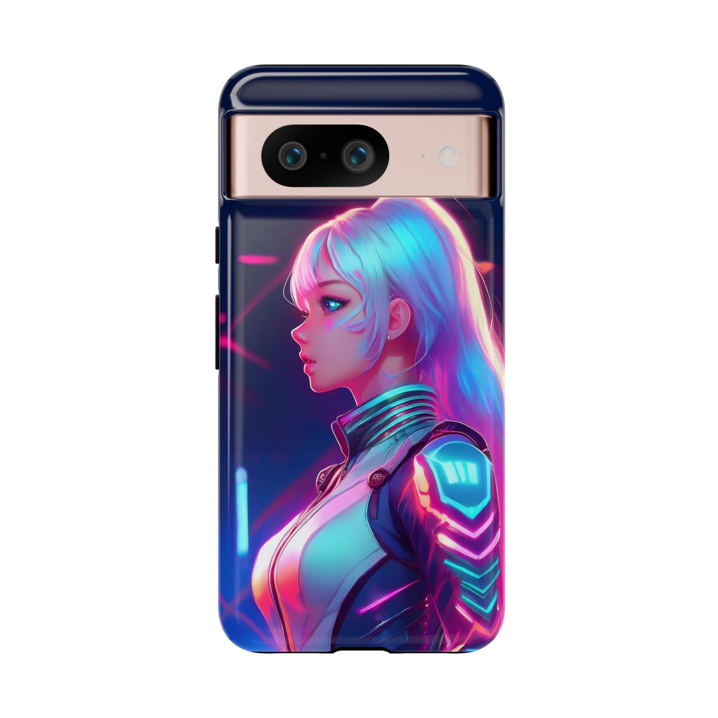 Futuristic Cyberpunk Female Cell Phone Case 009