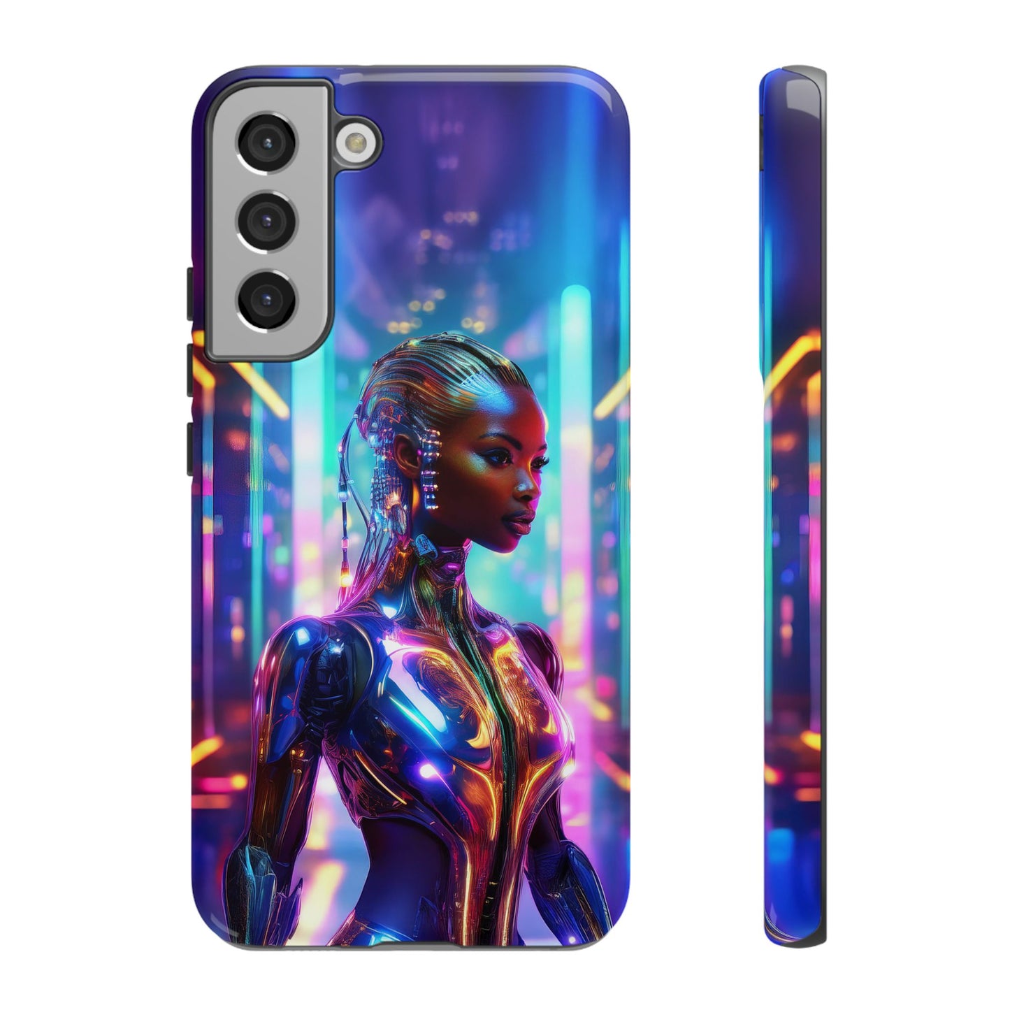 Futuristic Human Android Hybrid Cell Phone Case 018