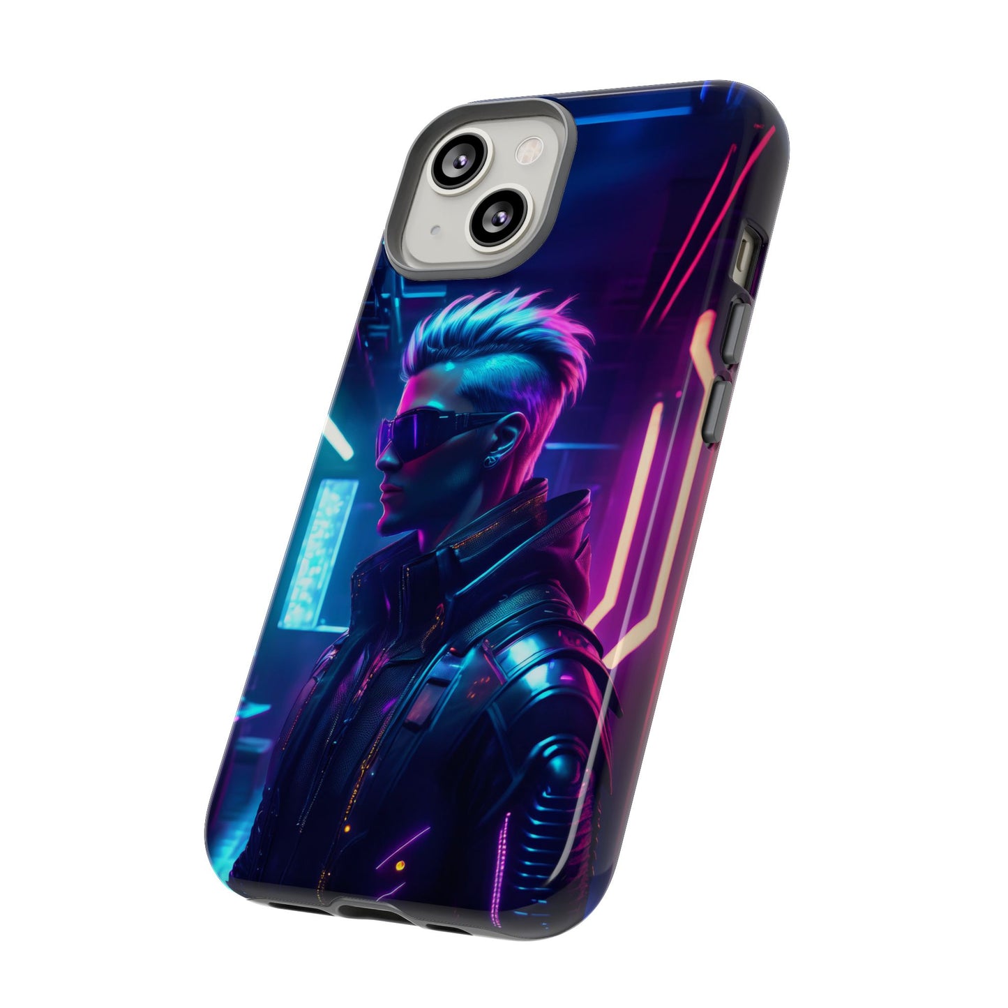 Futuristic Cyberpunk Male Cell Phone Case 002