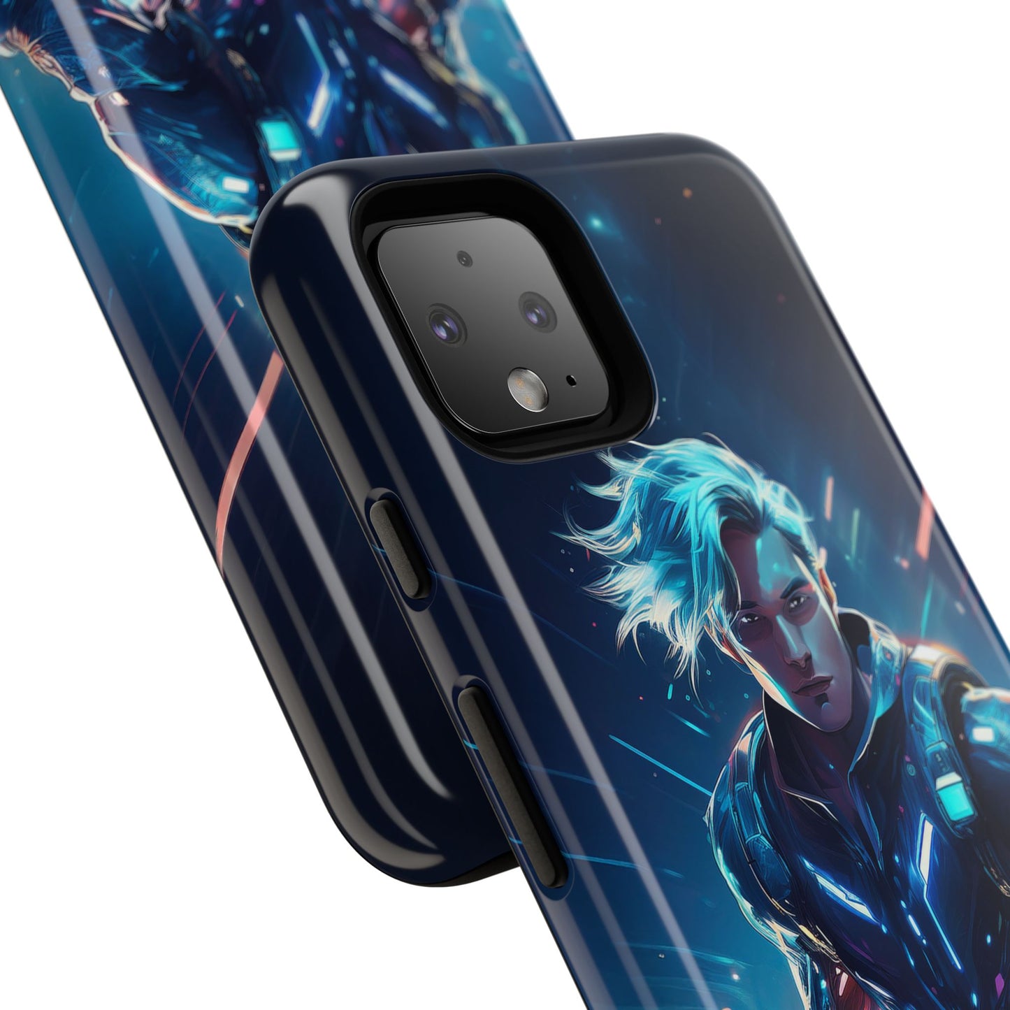 Futuristic Cyberpunk Male Cell Phone Case 024