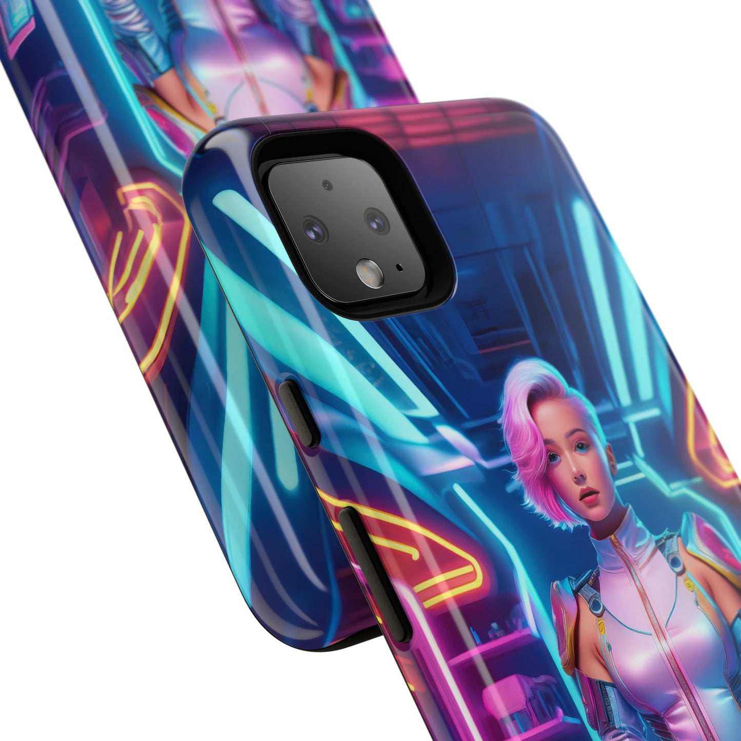 Futuristic Cyberpunk Female Cell Phone Case 002