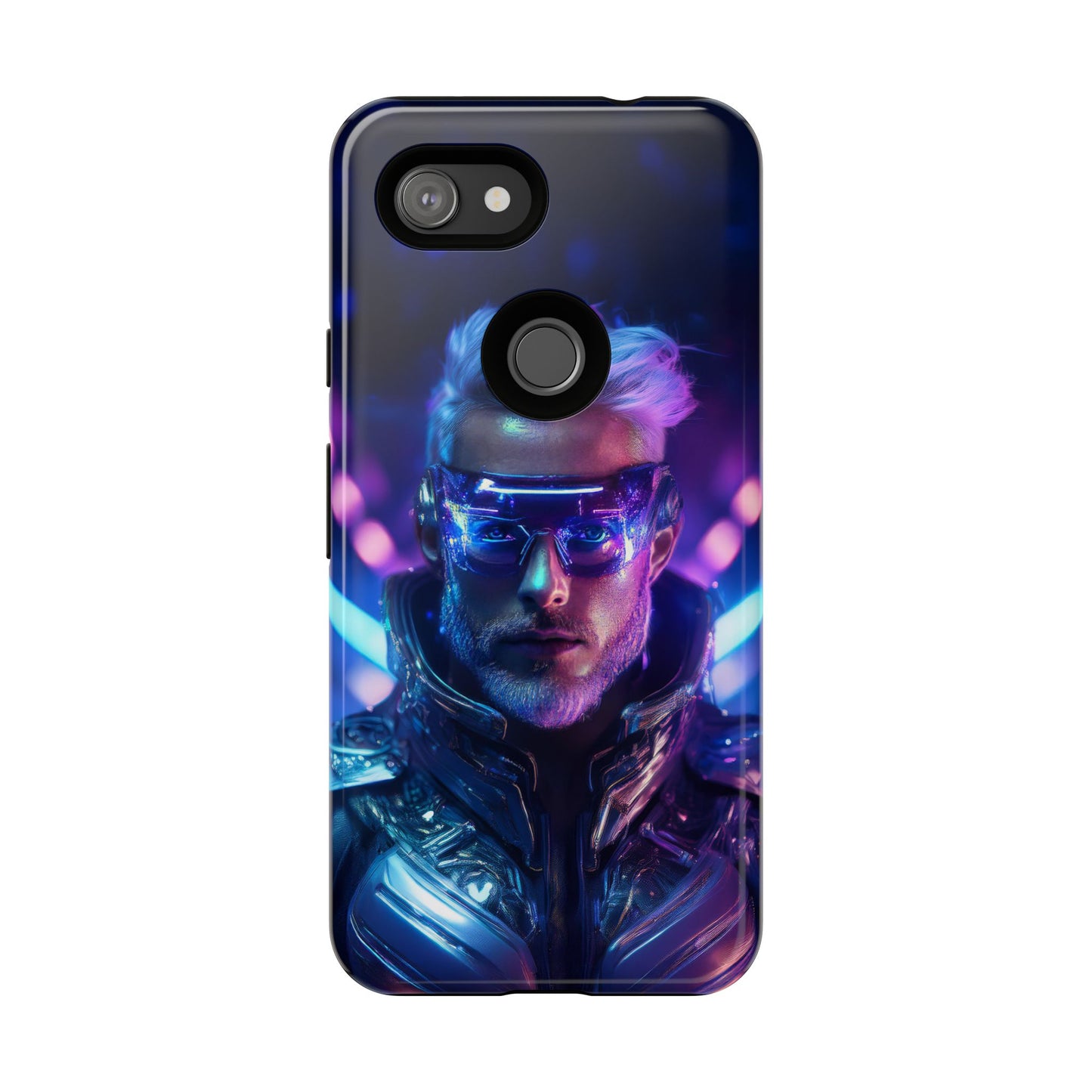 Futuristic Cyberpunk Male Cell Phone Case 020