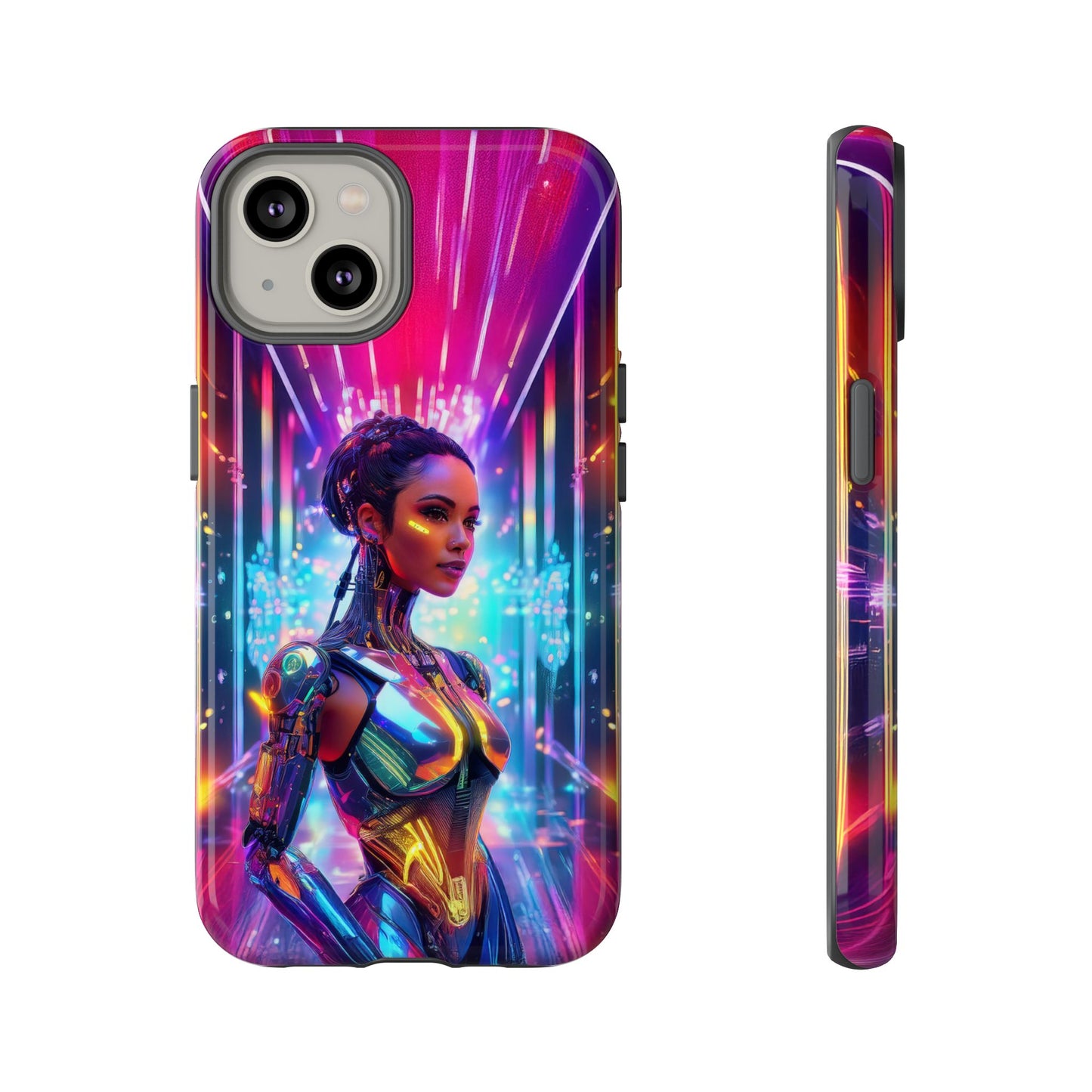 Futuristic Human Android Hybrid Cell Phone Case 006