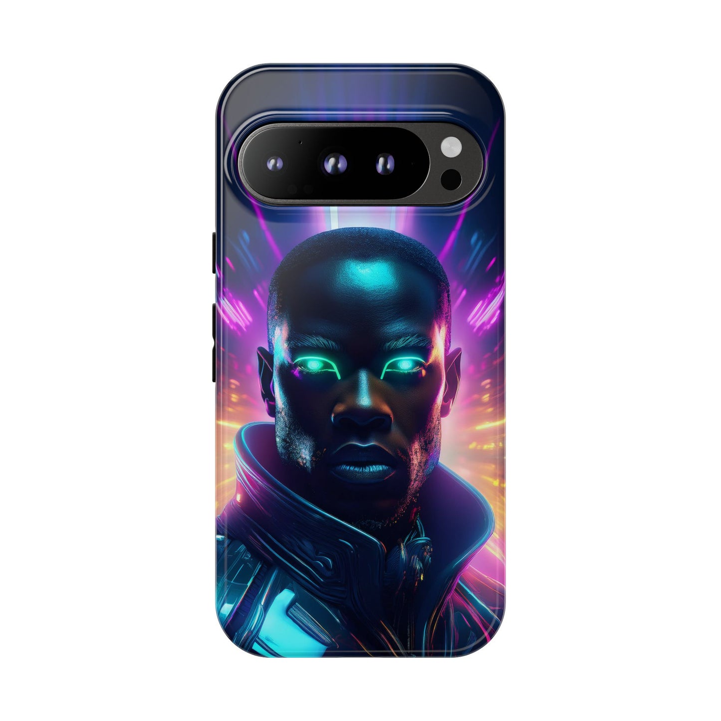 Futuristic Cyberpunk Male Cell Phone Case 022