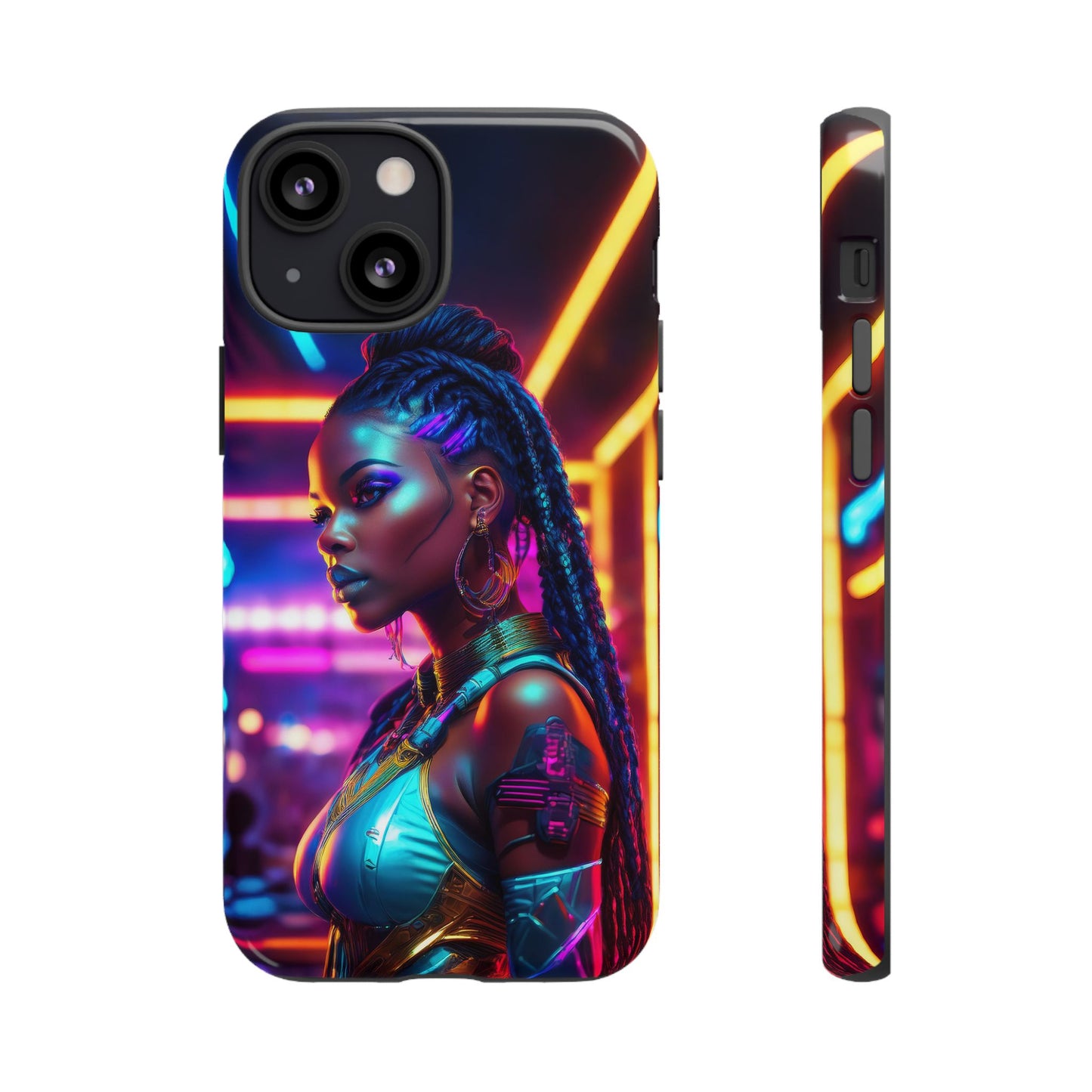 Futuristic Cyberpunk Female Cell Phone Case 006