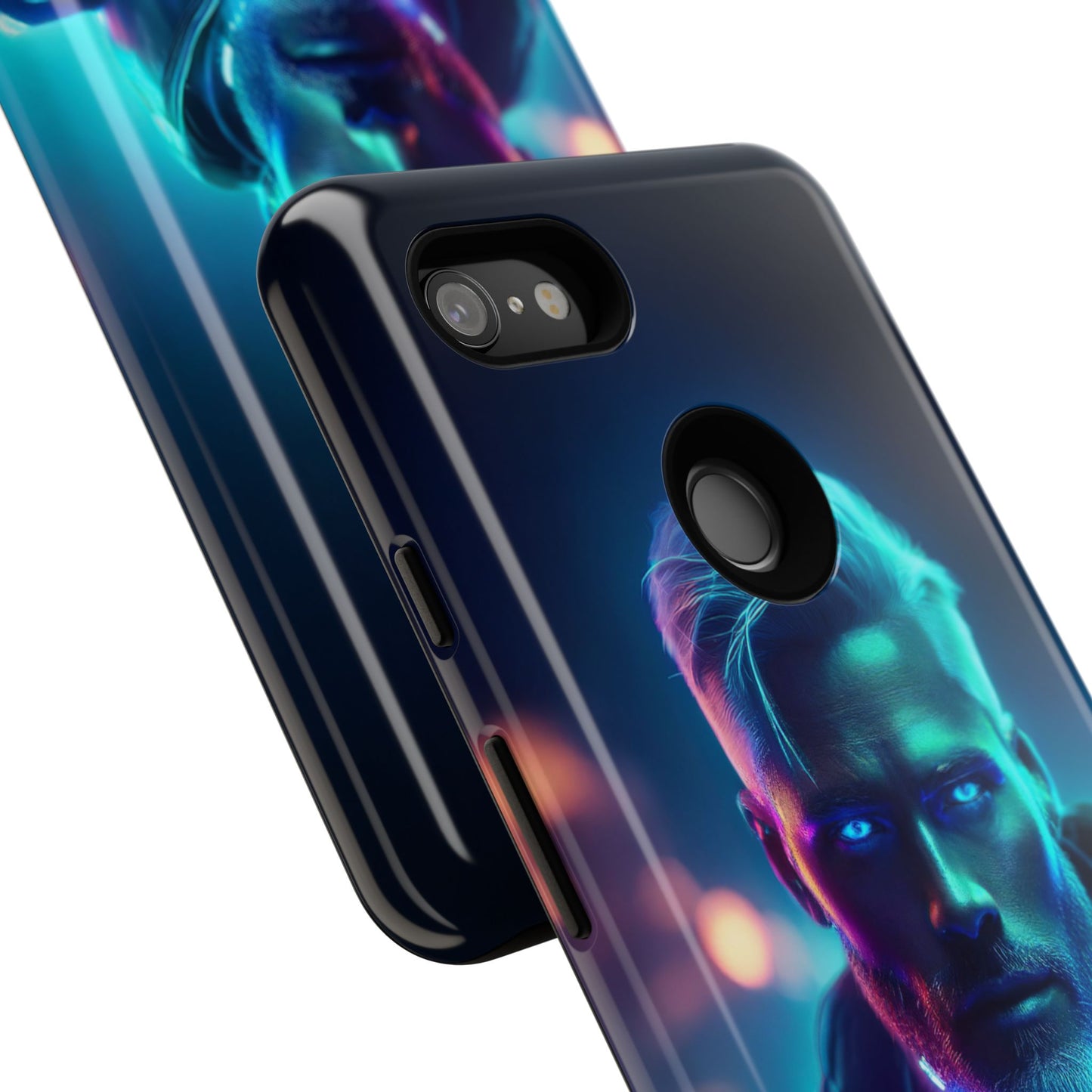 Futuristic Cyberpunk Male Cell Phone Case 023