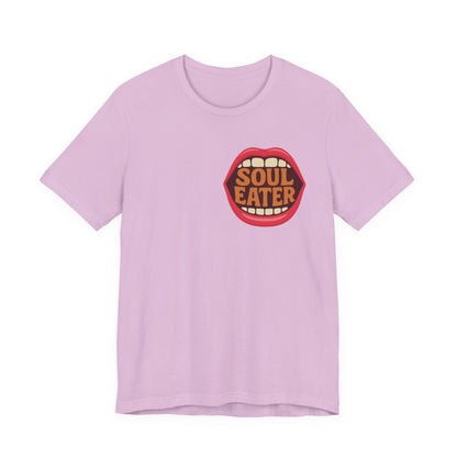 Colorful Design Soul Eater Shirt – Bold Funny Tee for Women Who Break Hearts and Don’t Apologize. Unisex Jersey Short Sleeve Tee
