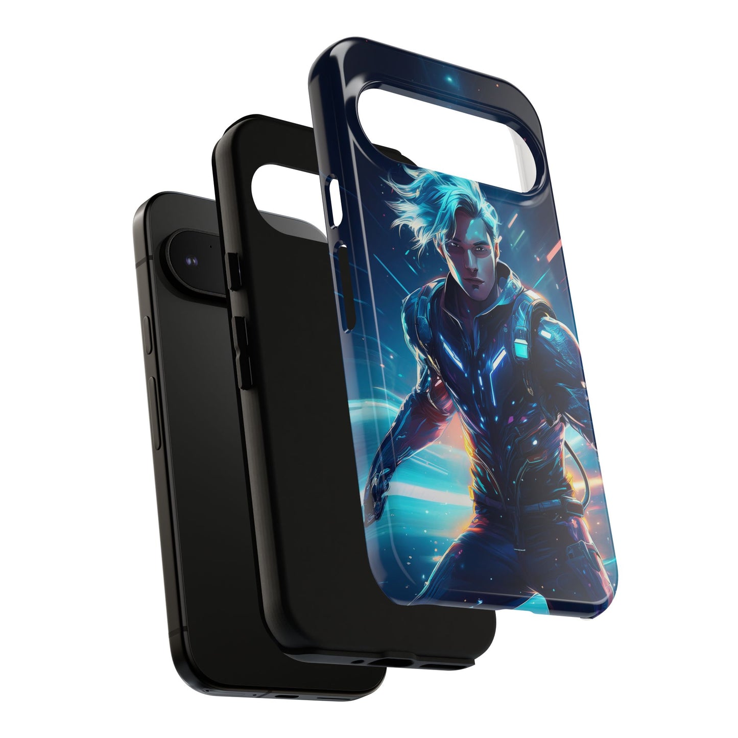 Futuristic Cyberpunk Male Cell Phone Case 024