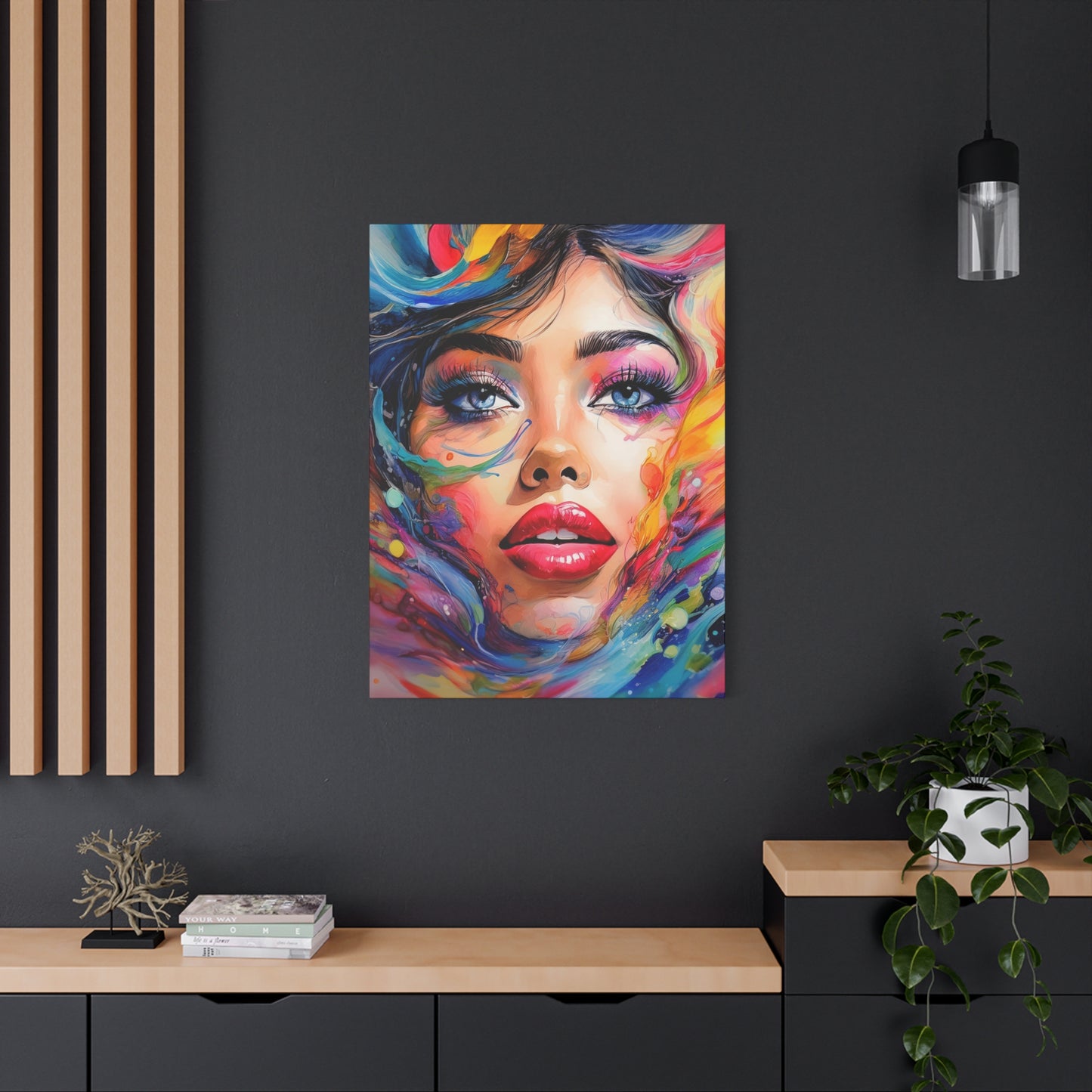 Painted Beauty 011 Canvas Wall Art