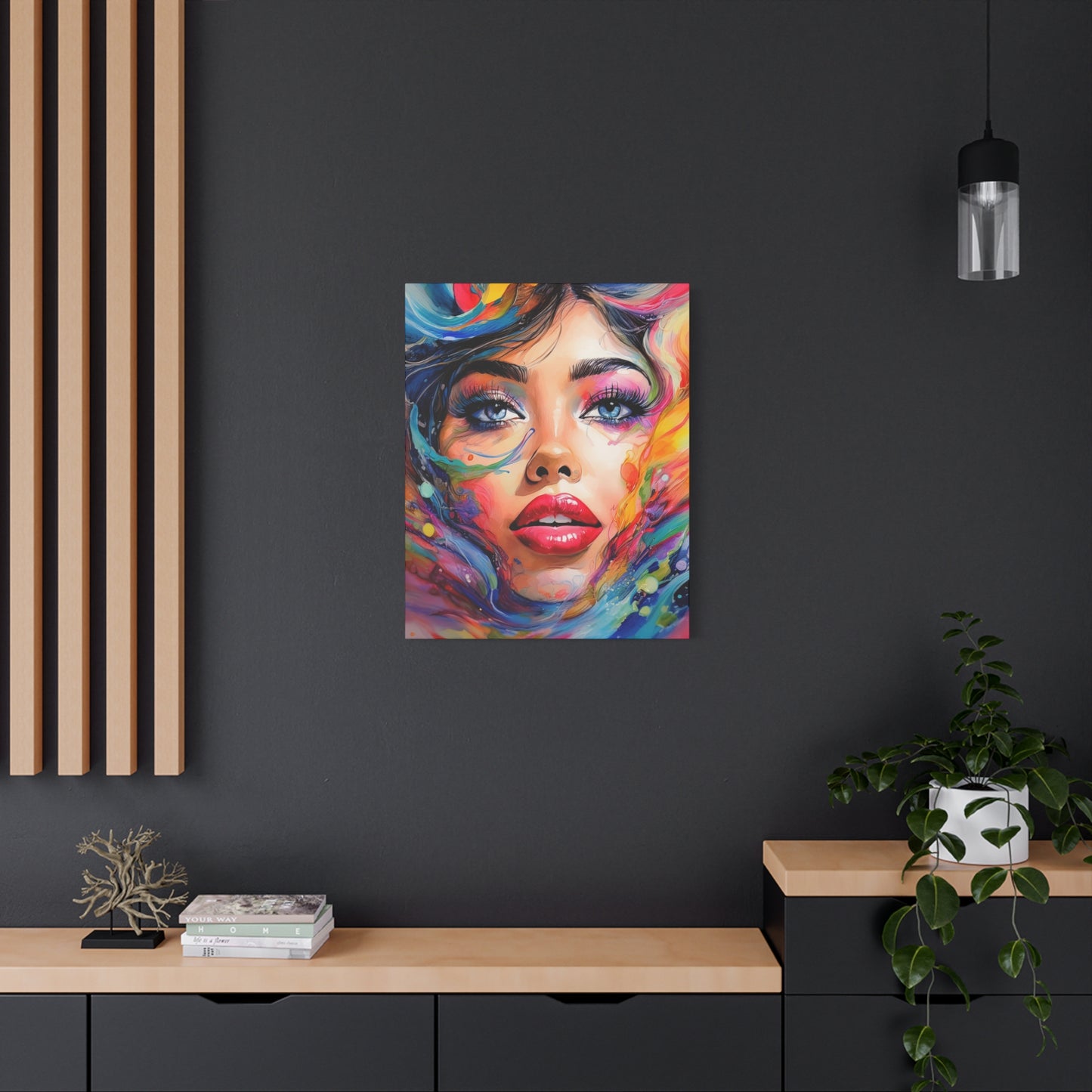 Painted Beauty 011 Canvas Wall Art