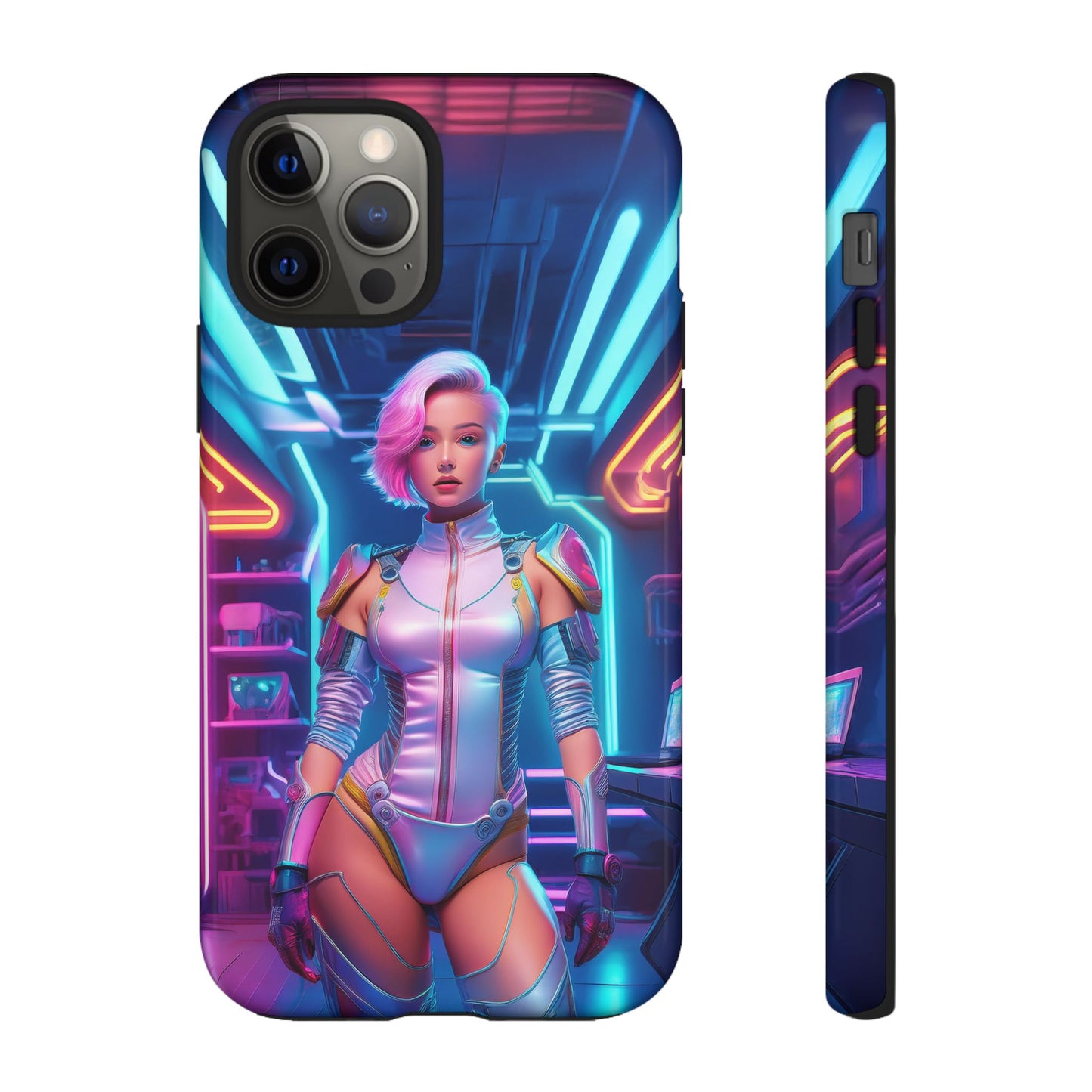 Futuristic Cyberpunk Female Cell Phone Case 002