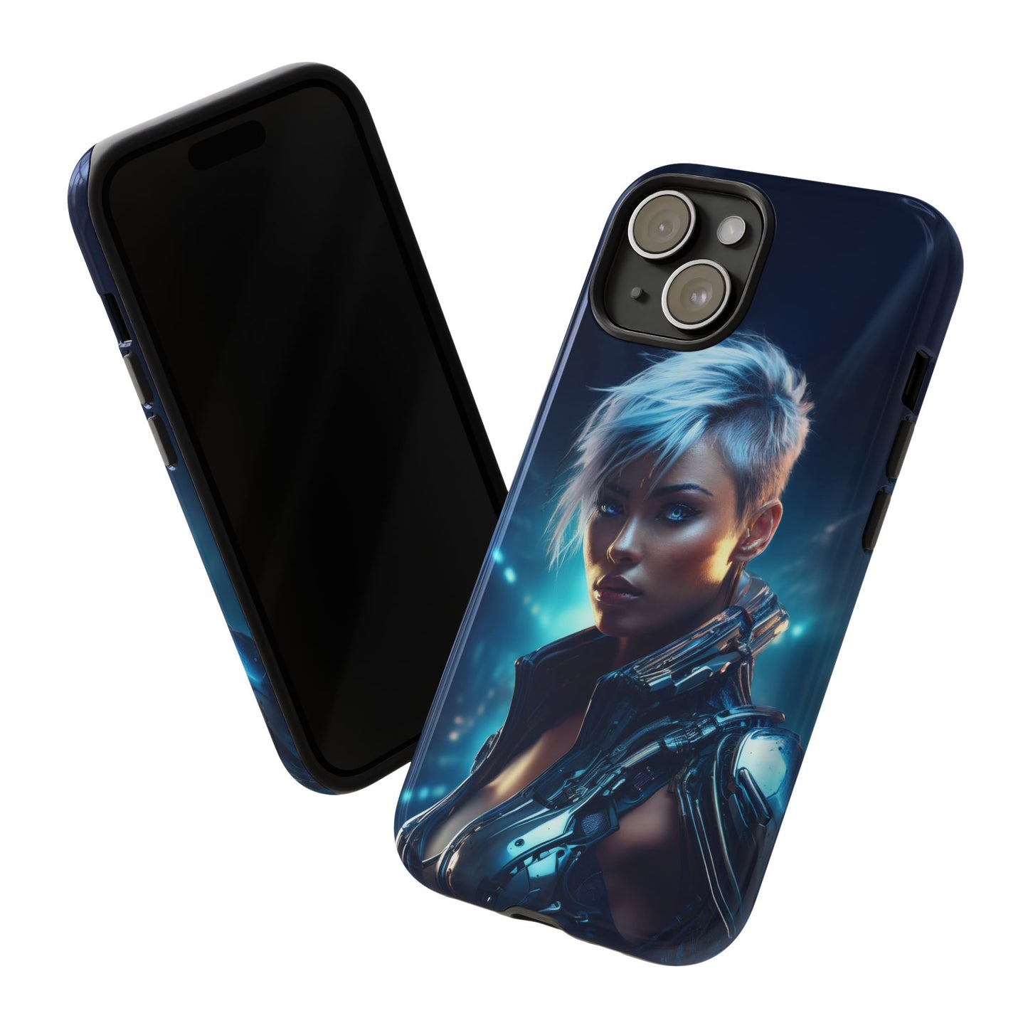 Futuristic Cyberpunk Female Cell Phone Case 027