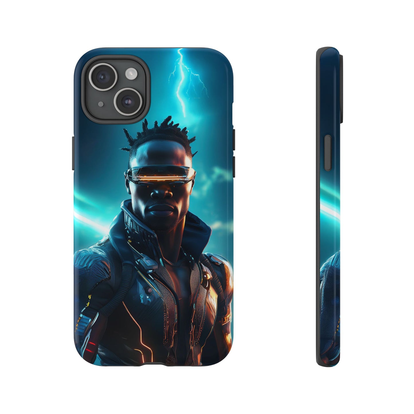 Futuristic Cyberpunk Male Cell Phone Case 014