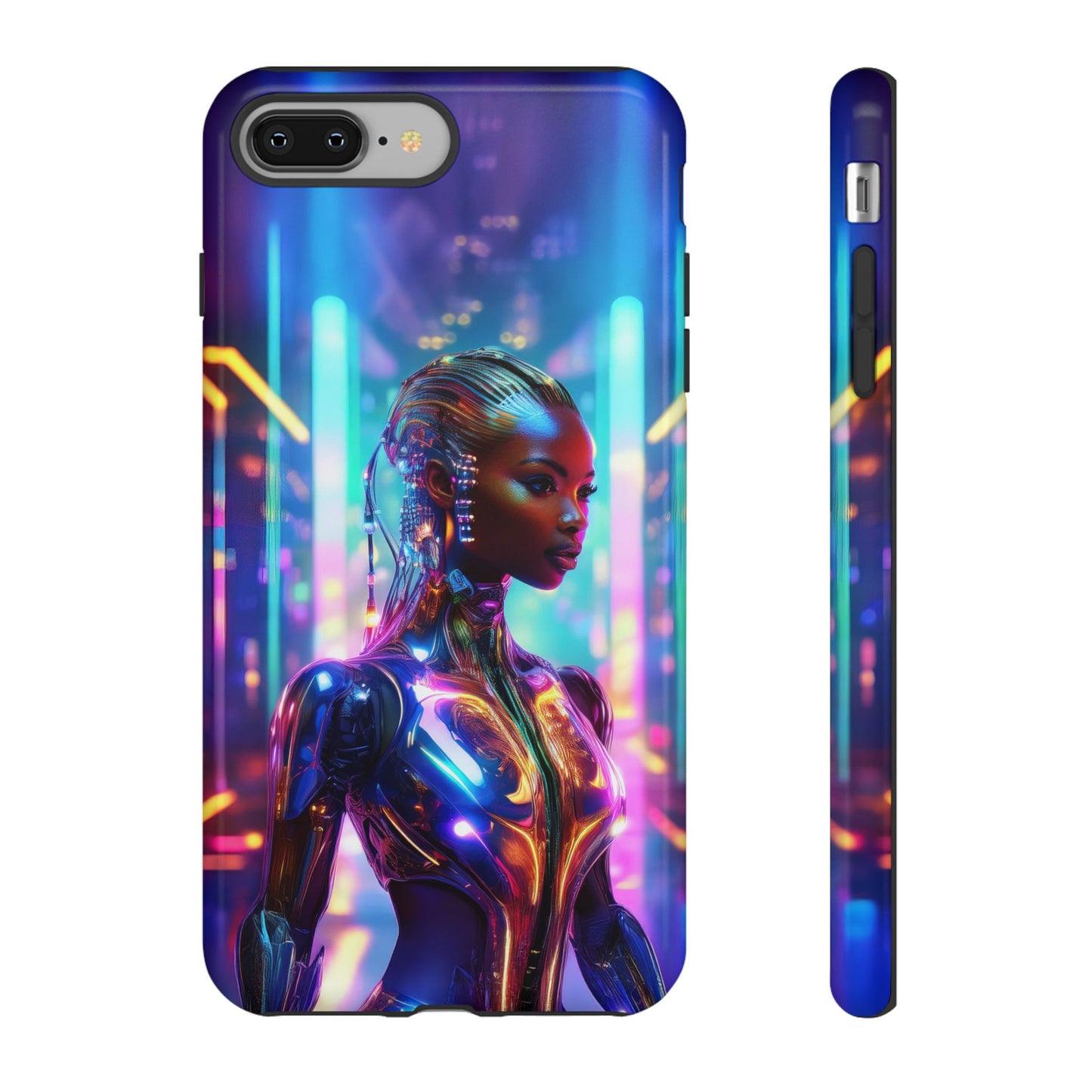 Futuristic Human Android Hybrid Cell Phone Case 018