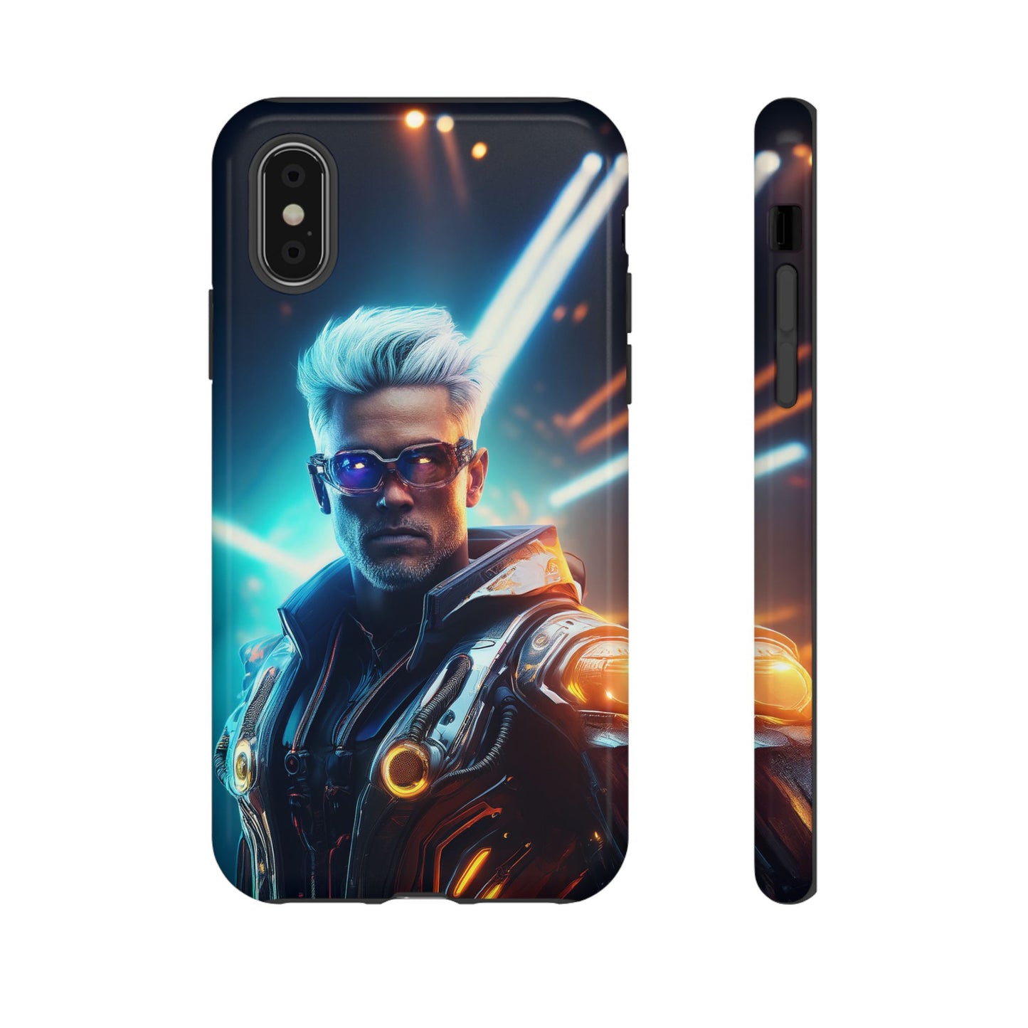 Futuristic Cyberpunk Male Cell Phone Case 013