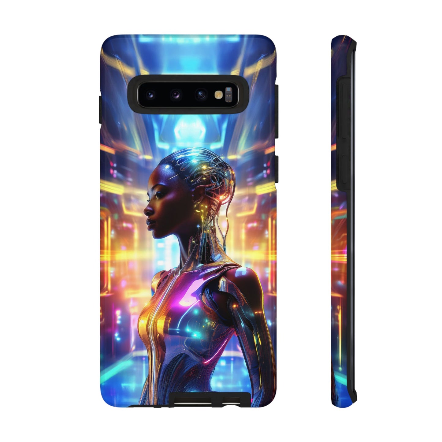 Futuristic Human Android Hybrid Cell Phone Case 011