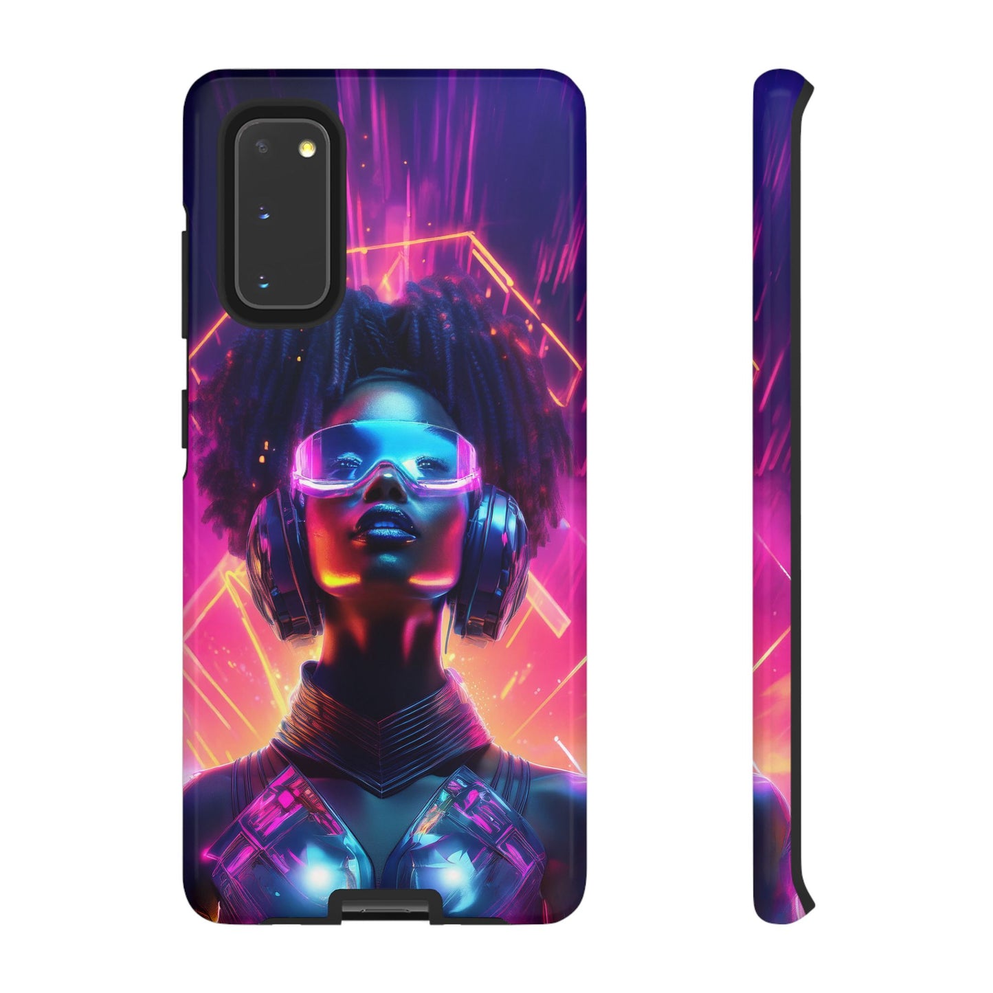 Futuristic Cyberpunk Female Cell Phone Case 030