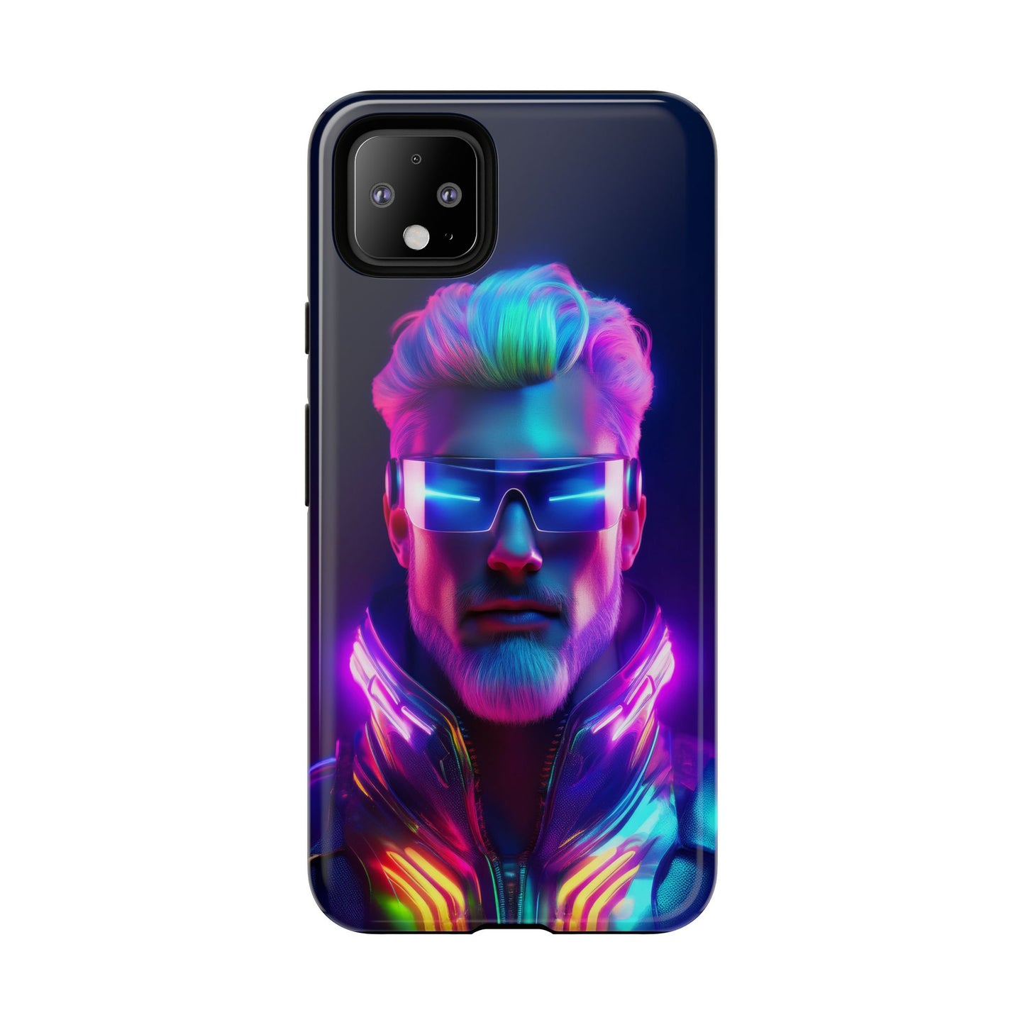 Futuristic Cyberpunk Male Cell Phone Case 026