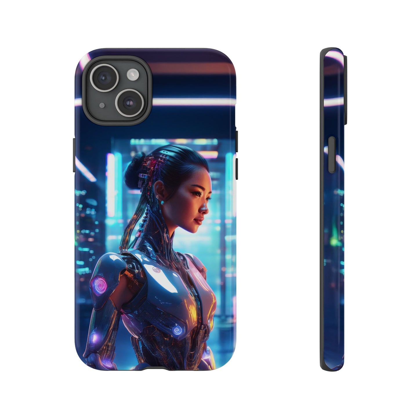 Futuristic Human Android Hybrid Cell Phone Case 013