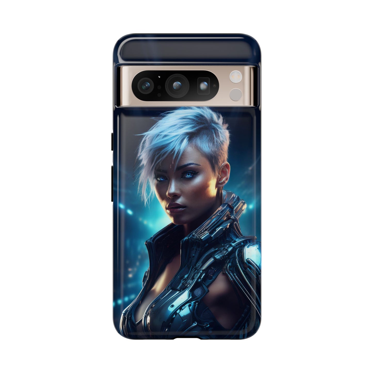 Futuristic Cyberpunk Female Cell Phone Case 027