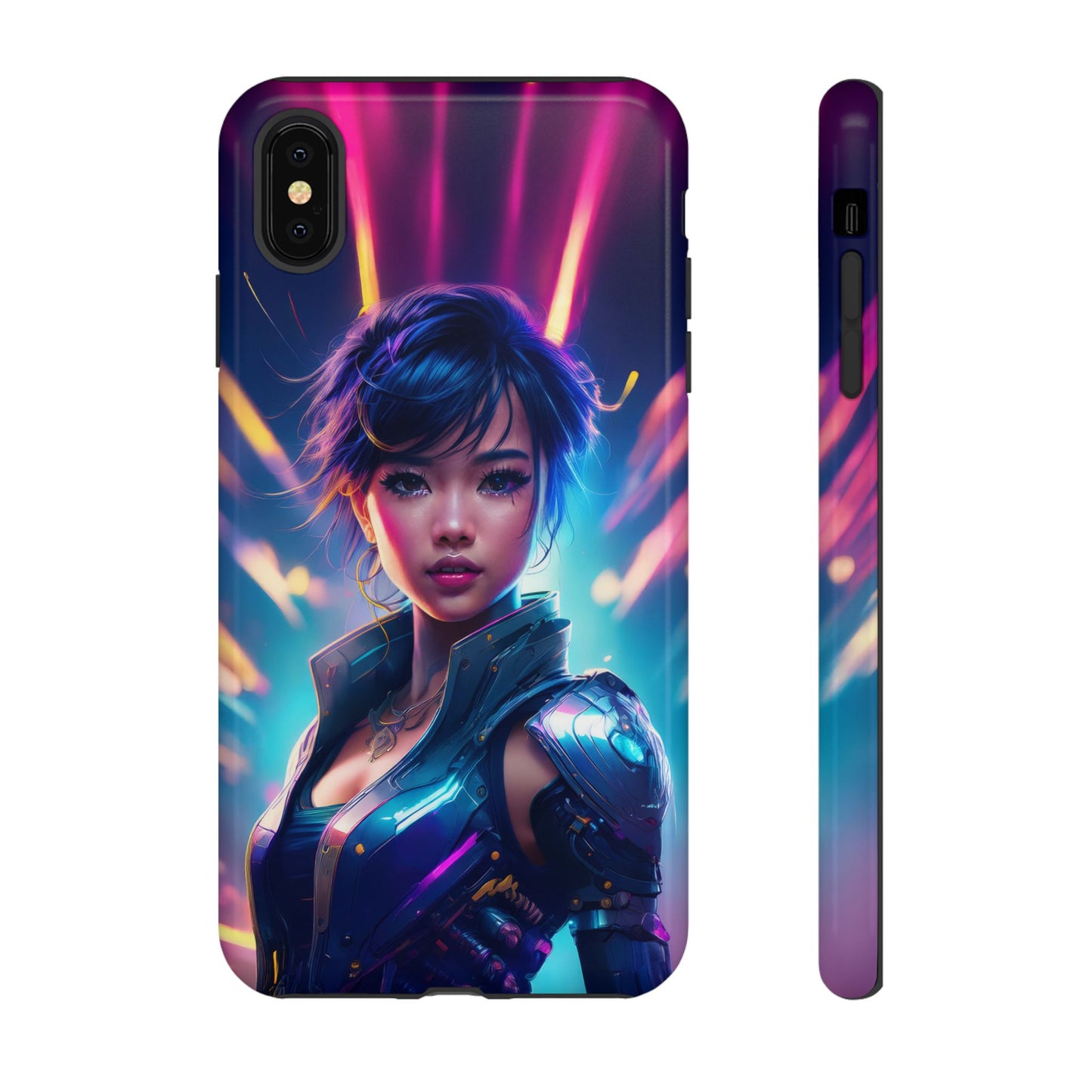 Futuristic Cyberpunk Female Cell Phone Case 024